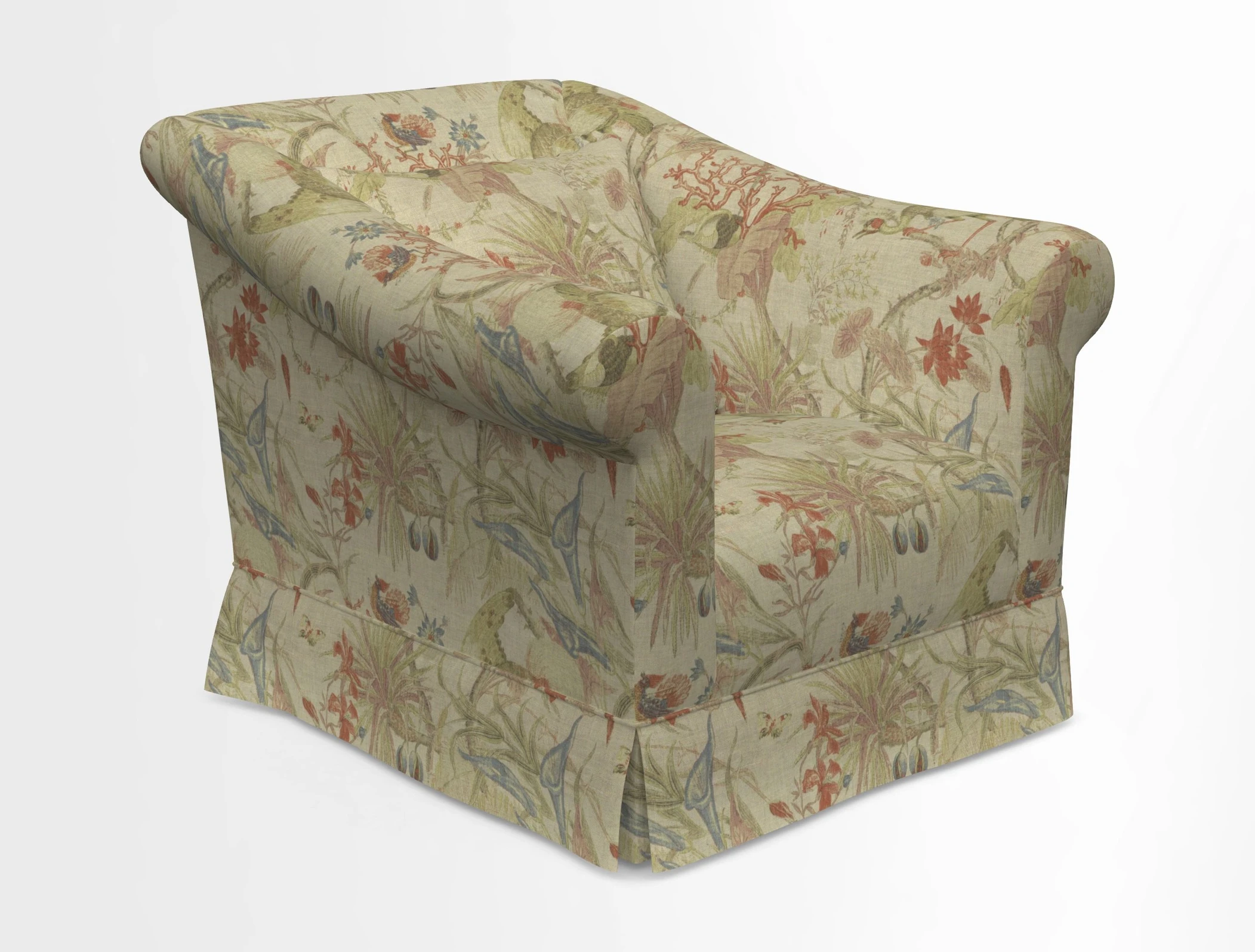Turnberry Chair in Two Tone Plain Biscuit 