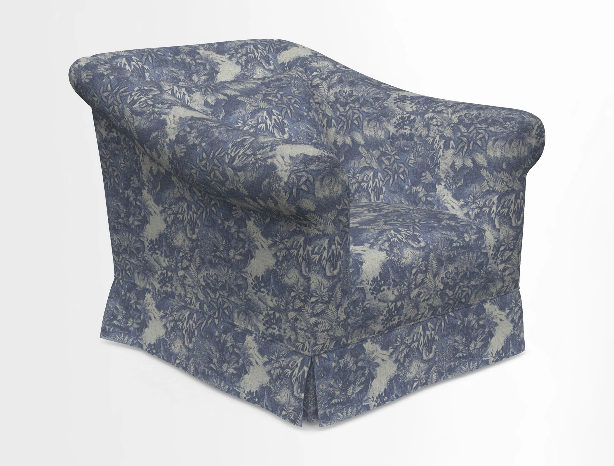 Turnberry Chair in Two Tone Plain Biscuit 