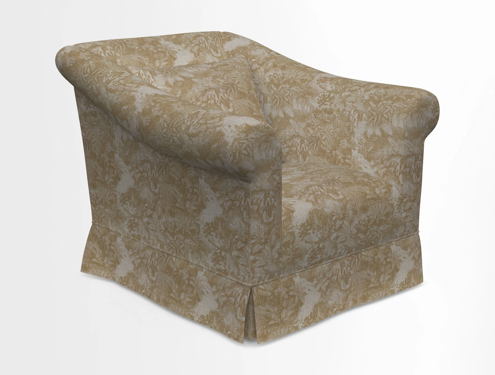 Turnberry Chair in Two Tone Plain Biscuit 