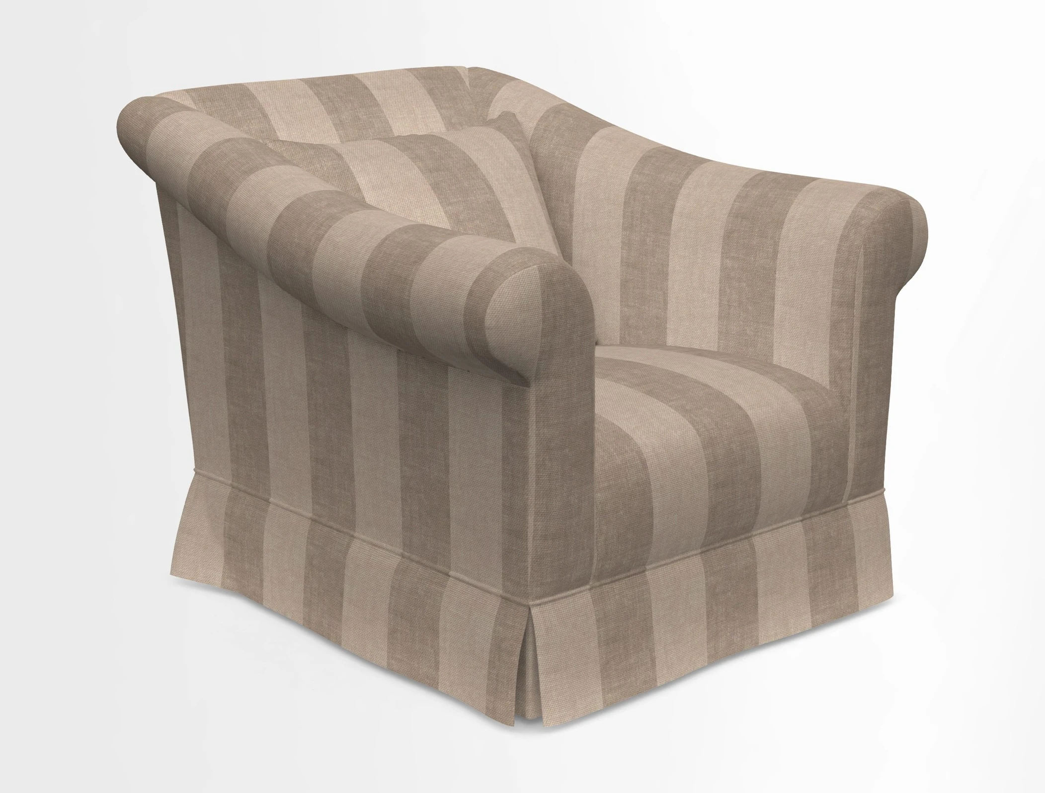 Turnberry Chair in Two Tone Plain Biscuit 