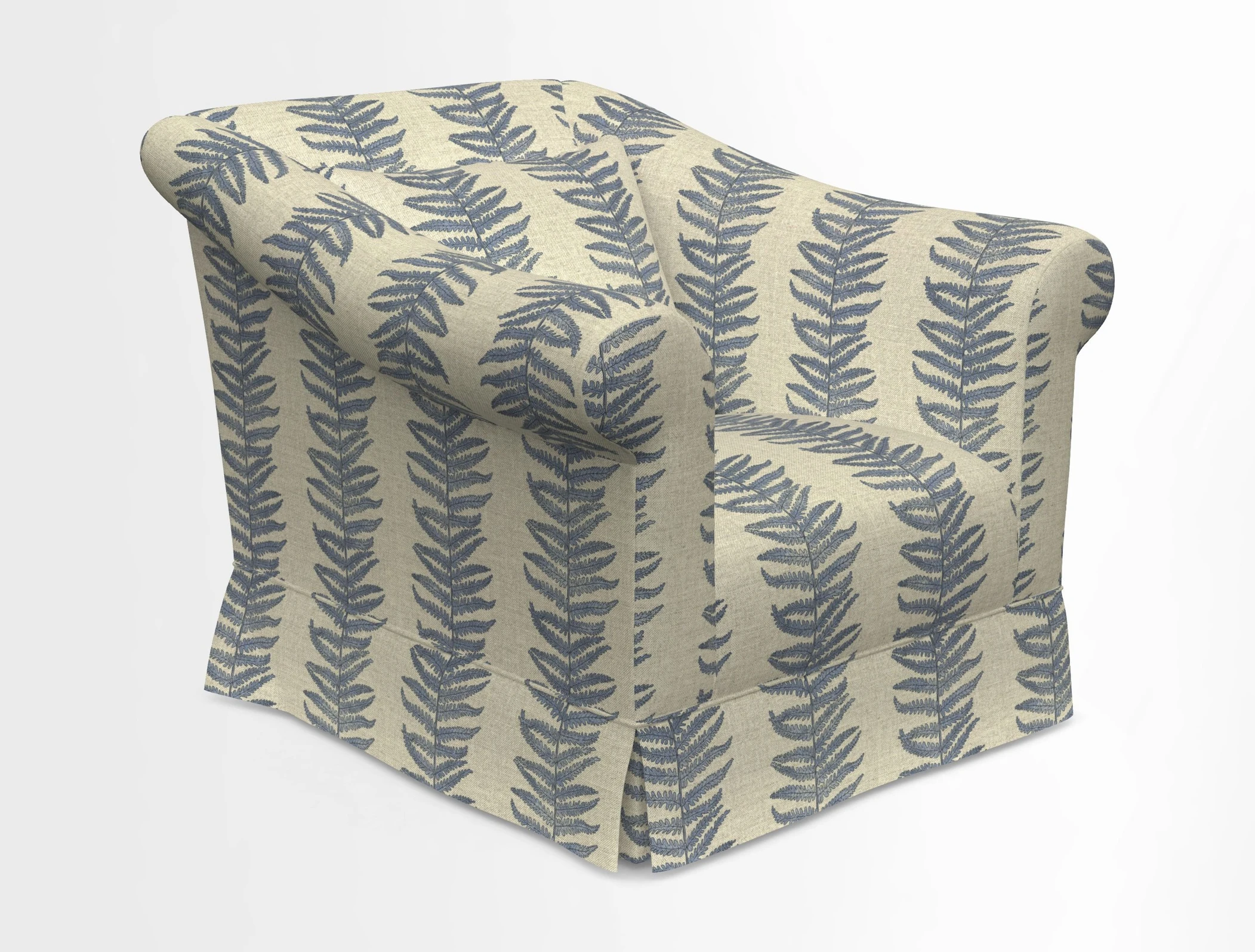 Turnberry Chair in Two Tone Plain Biscuit 