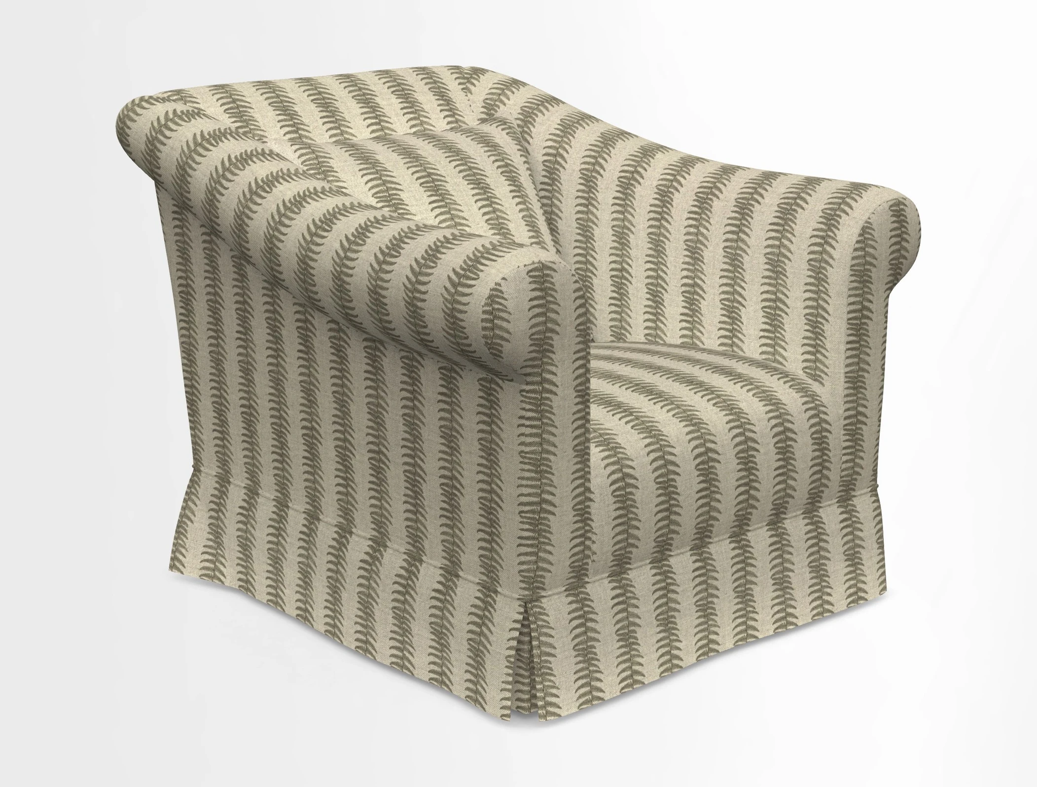 Turnberry Chair in Two Tone Plain Biscuit 