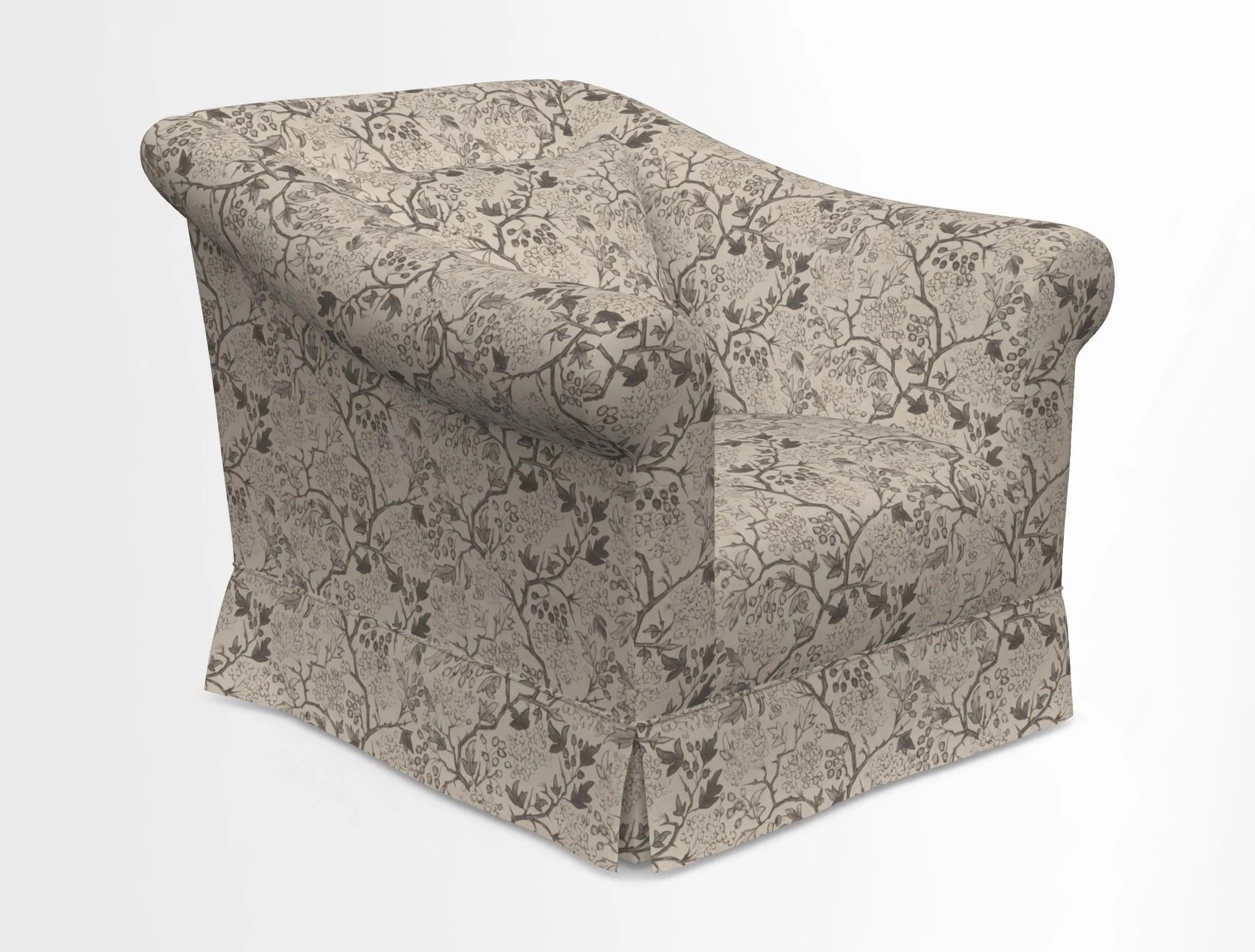 Turnberry Chair in Two Tone Plain Biscuit 