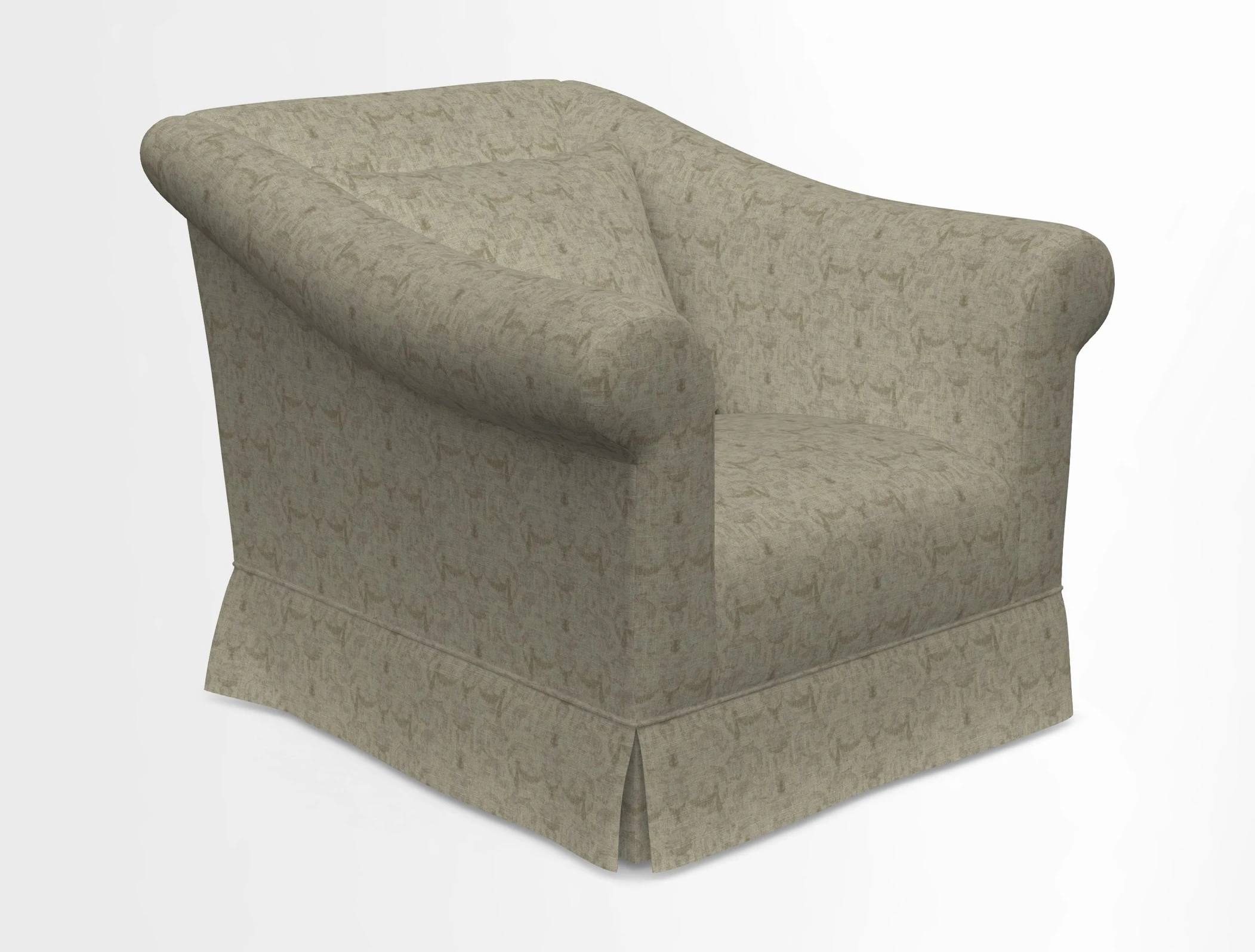 Turnberry Chair in Two Tone Plain Biscuit 