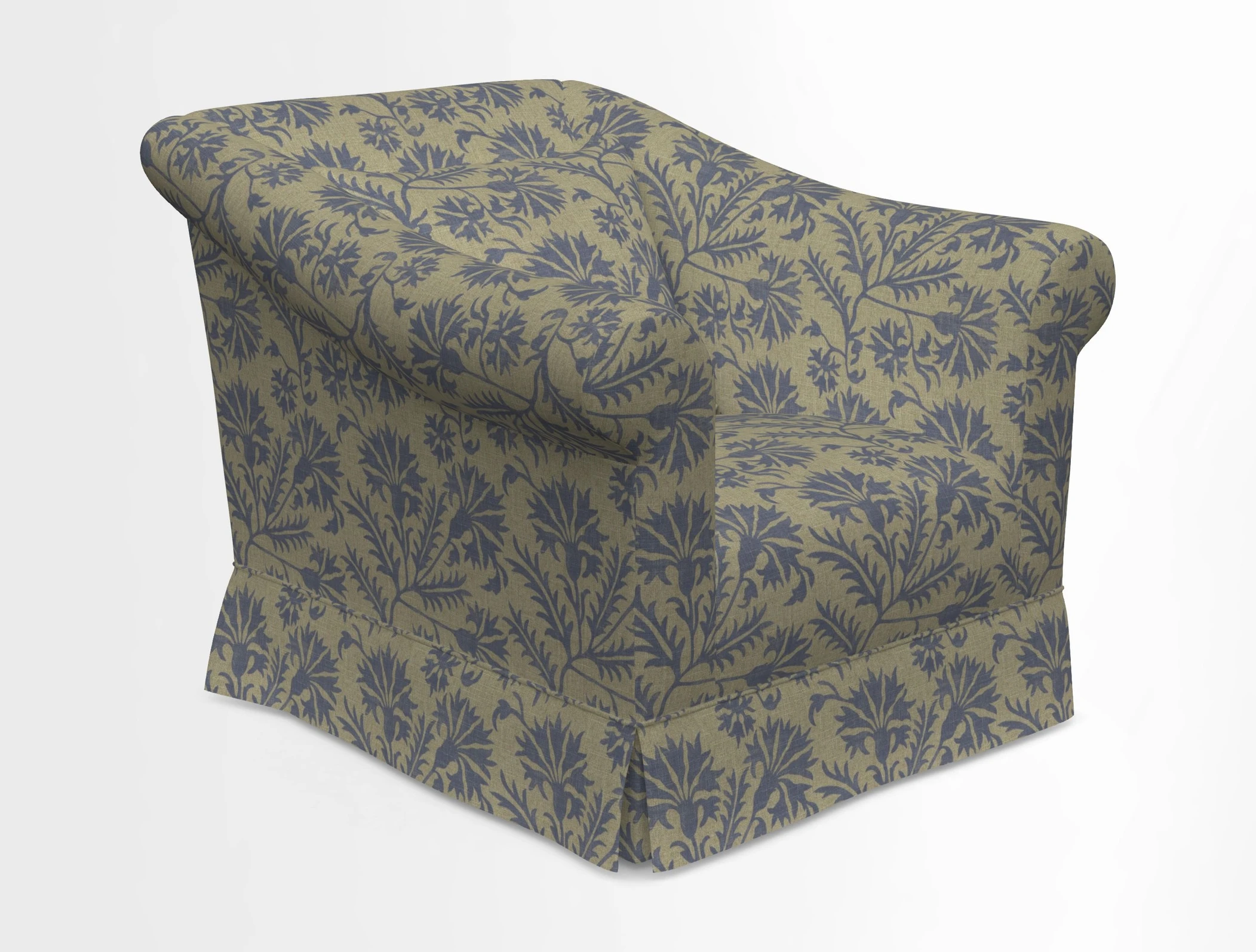 Turnberry Chair in Two Tone Plain Biscuit 