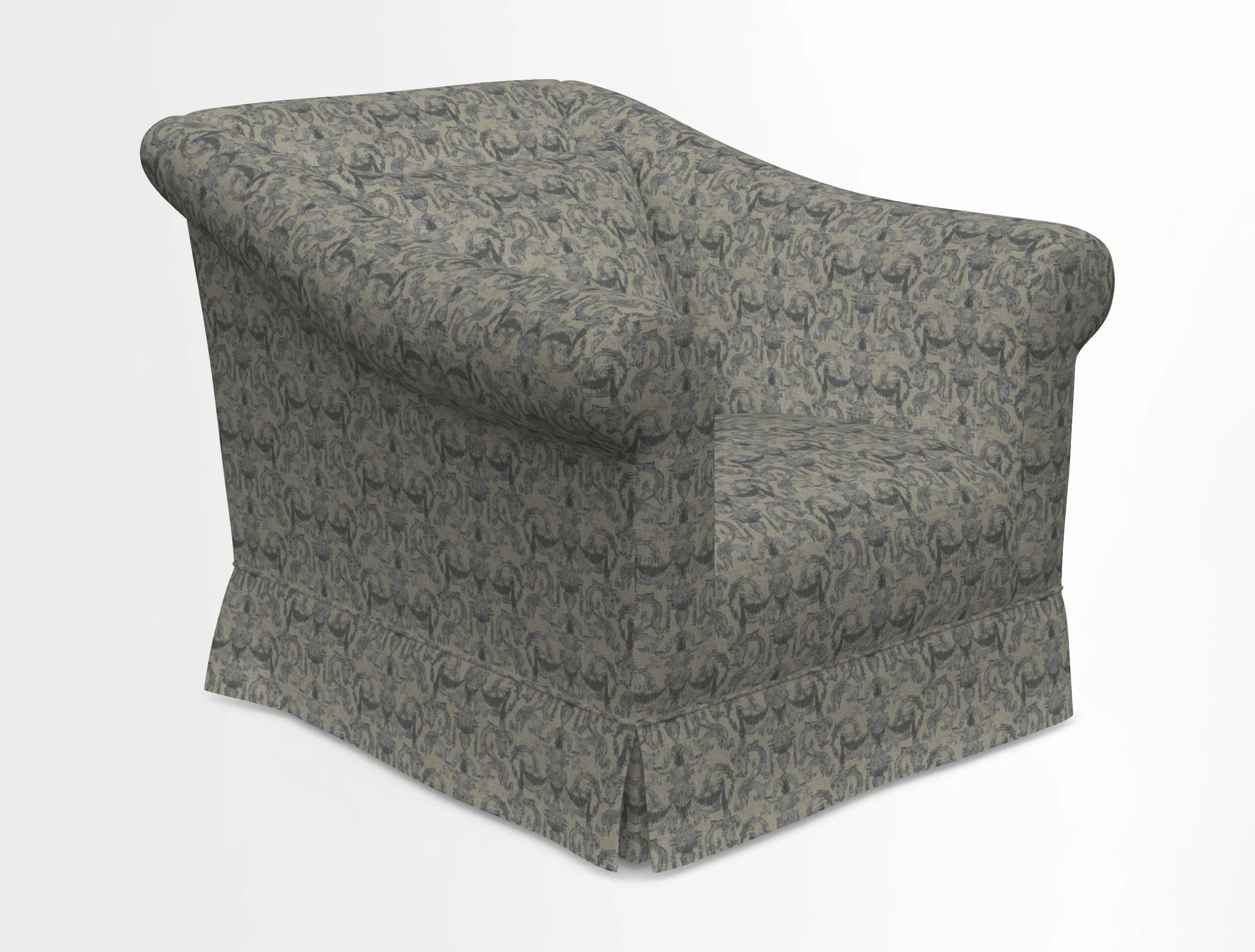 Turnberry Chair in Two Tone Plain Biscuit 