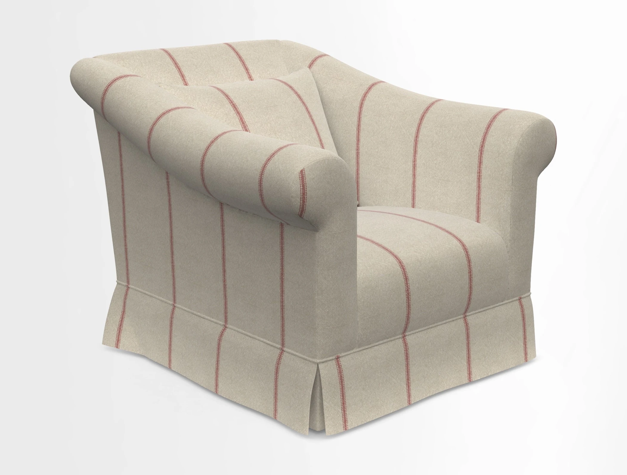 Turnberry Chair in Two Tone Plain Biscuit 