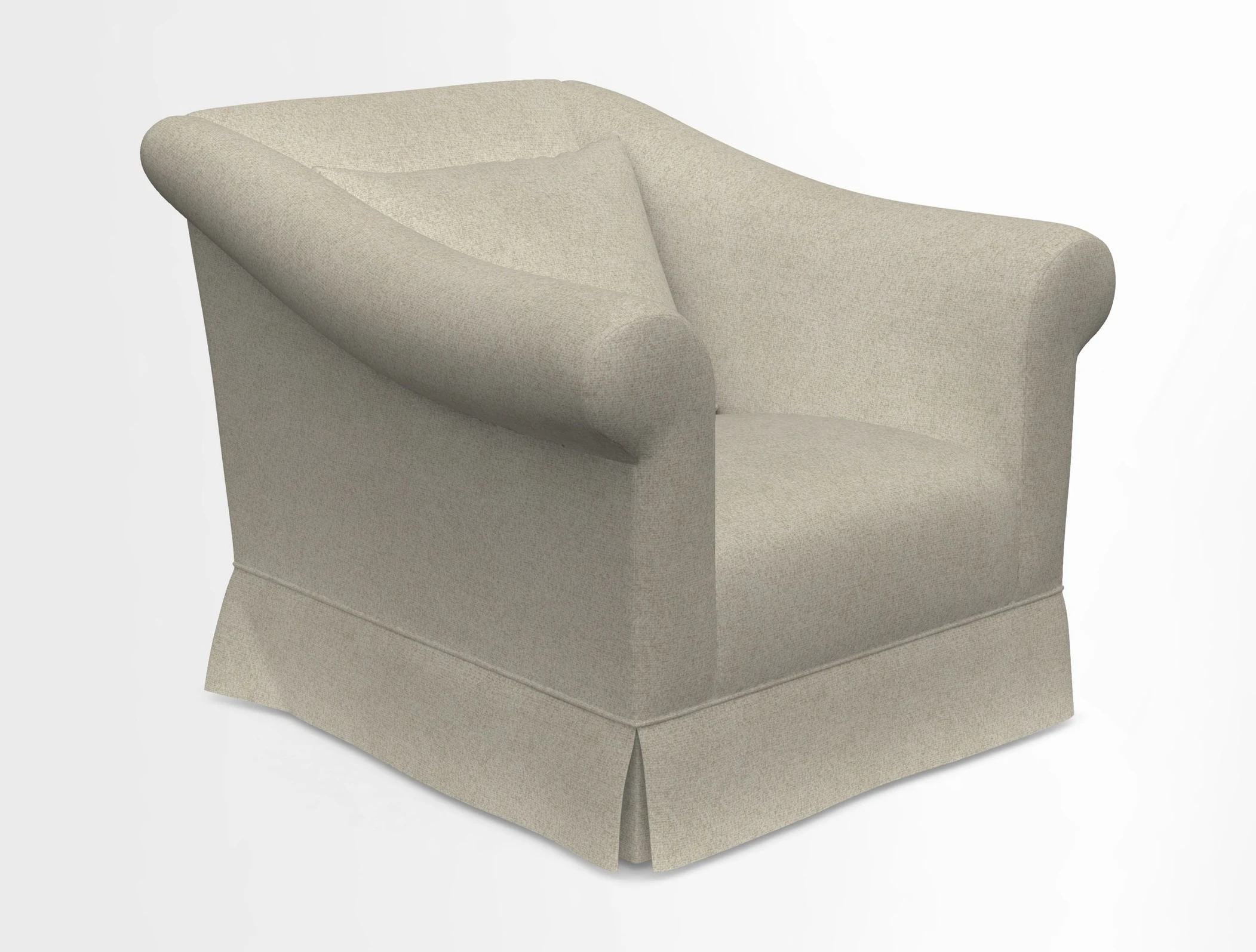 Turnberry Chair in Two Tone Plain Biscuit 