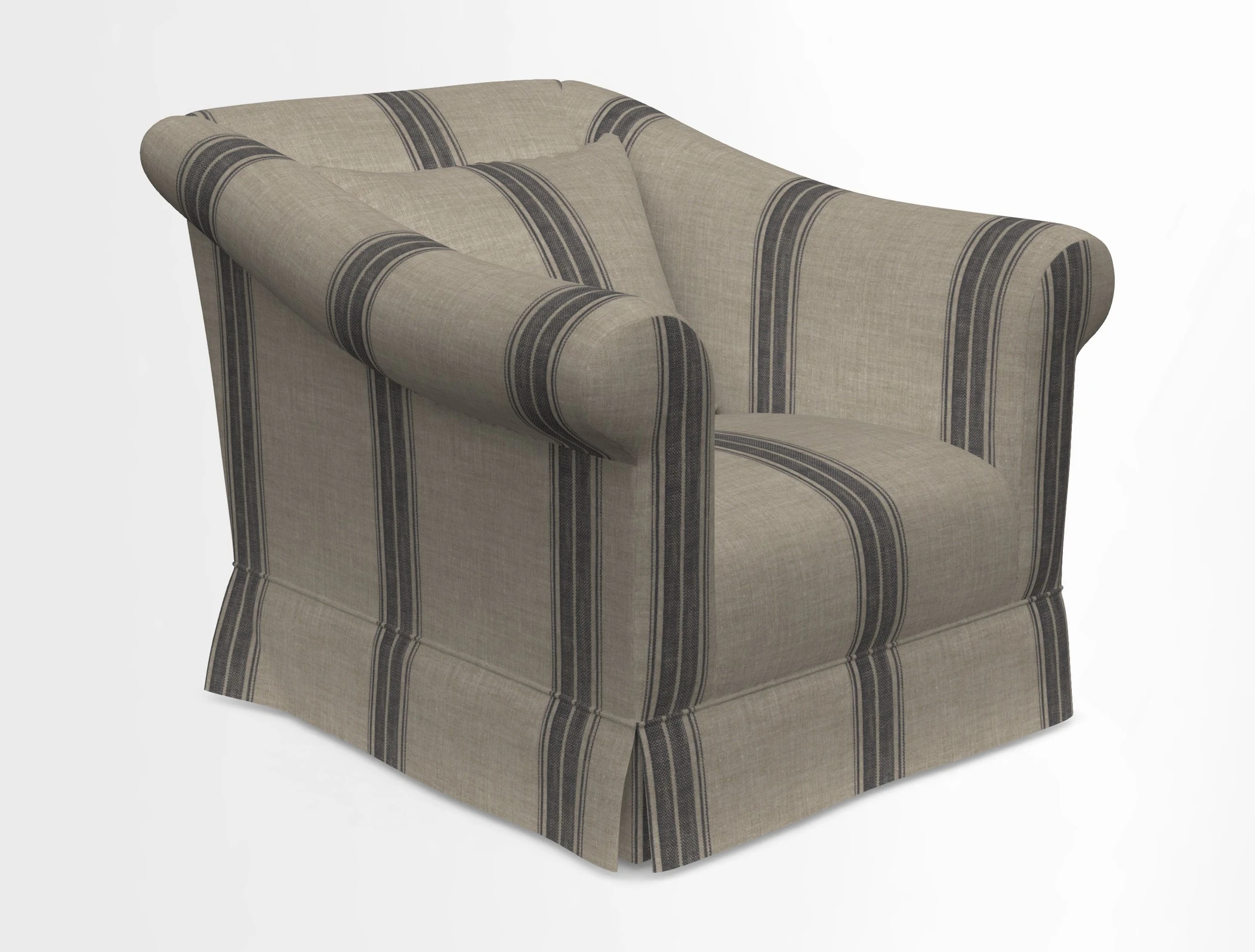 Turnberry Chair in Two Tone Plain Biscuit 