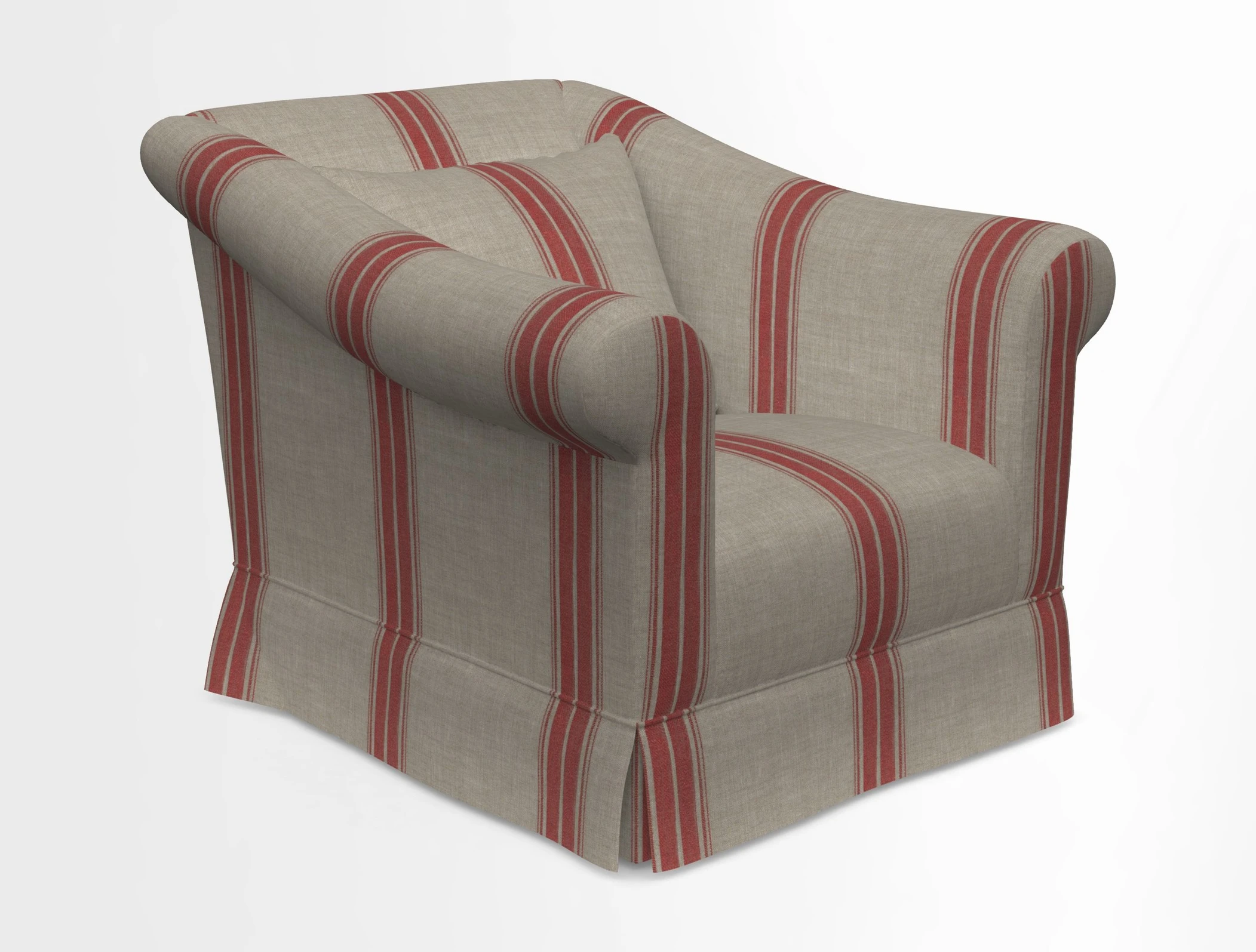 Turnberry Chair in Two Tone Plain Biscuit 