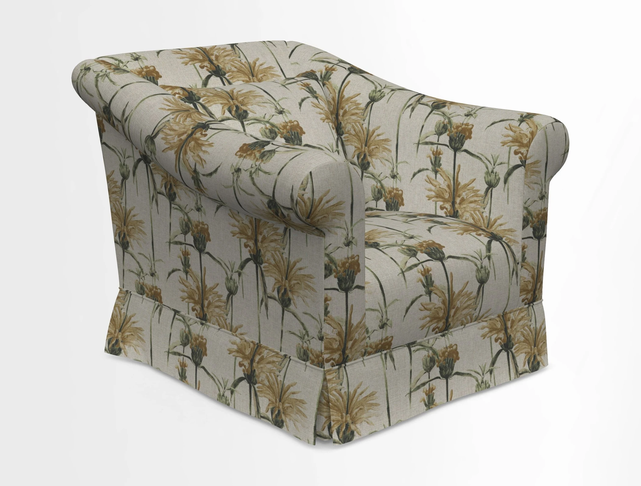 Turnberry Chair in Two Tone Plain Biscuit 