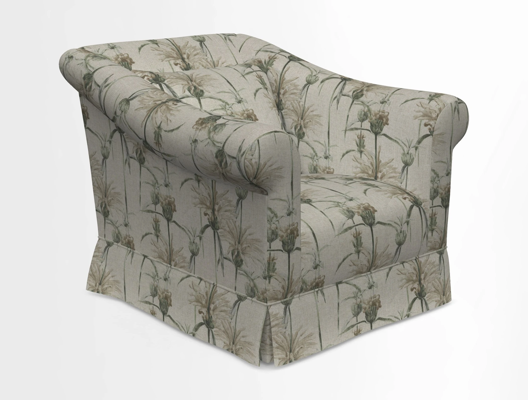 Turnberry Chair in Two Tone Plain Biscuit 