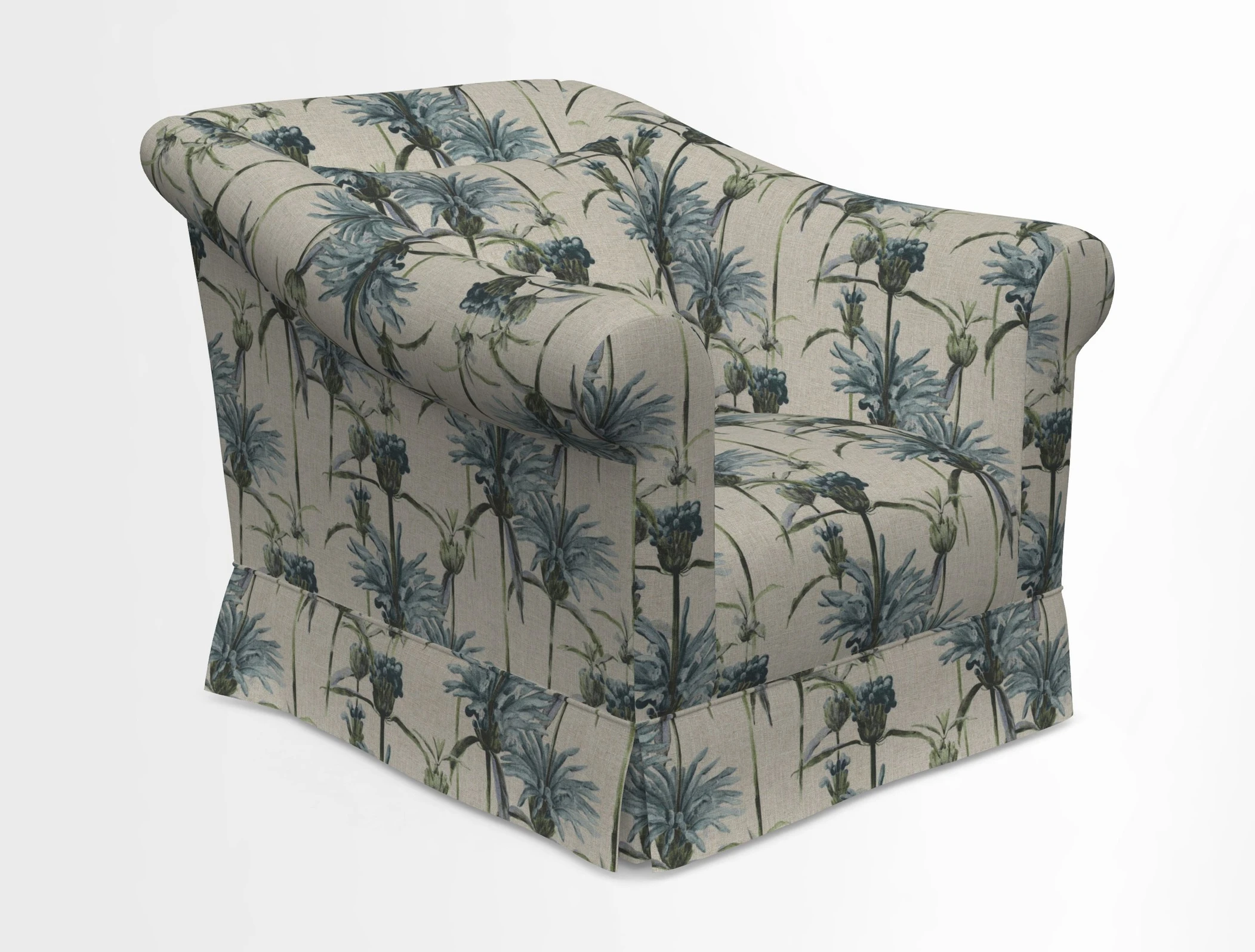 Turnberry Chair in Two Tone Plain Biscuit 