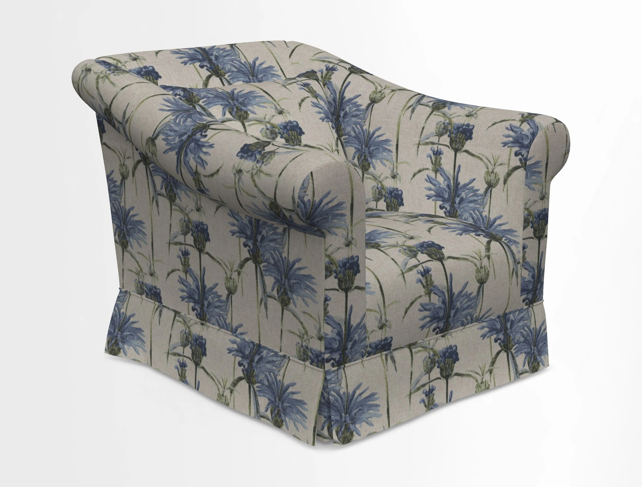 Turnberry Chair in Two Tone Plain Biscuit 