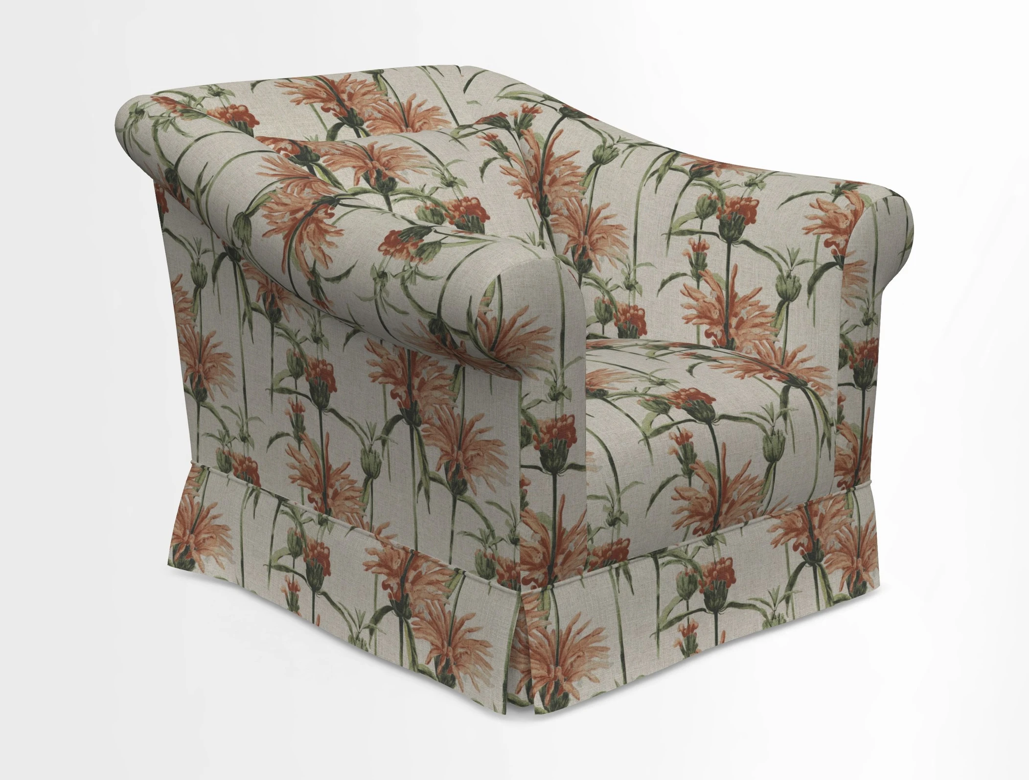 Turnberry Chair in Two Tone Plain Biscuit 