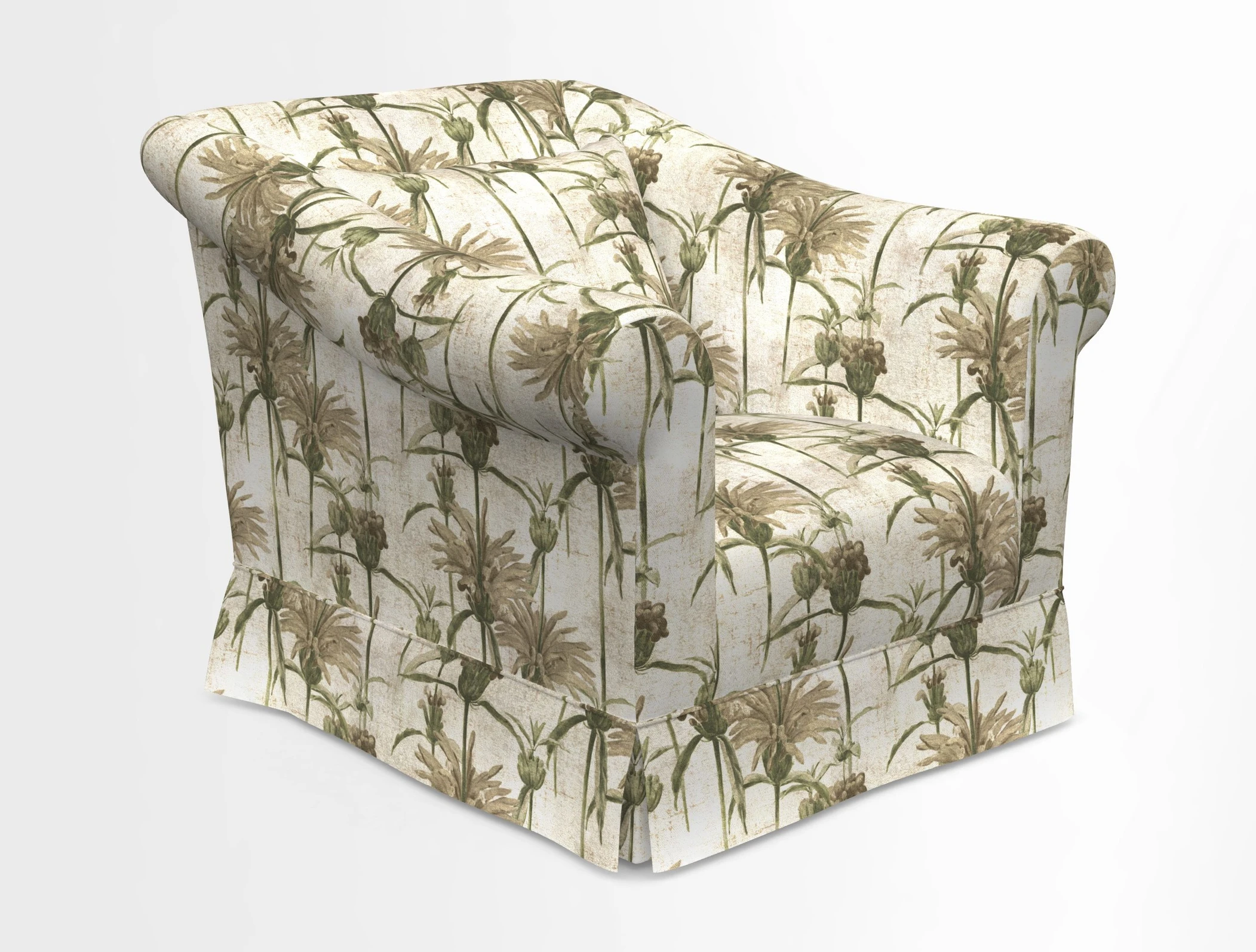 Turnberry Chair in Two Tone Plain Biscuit 