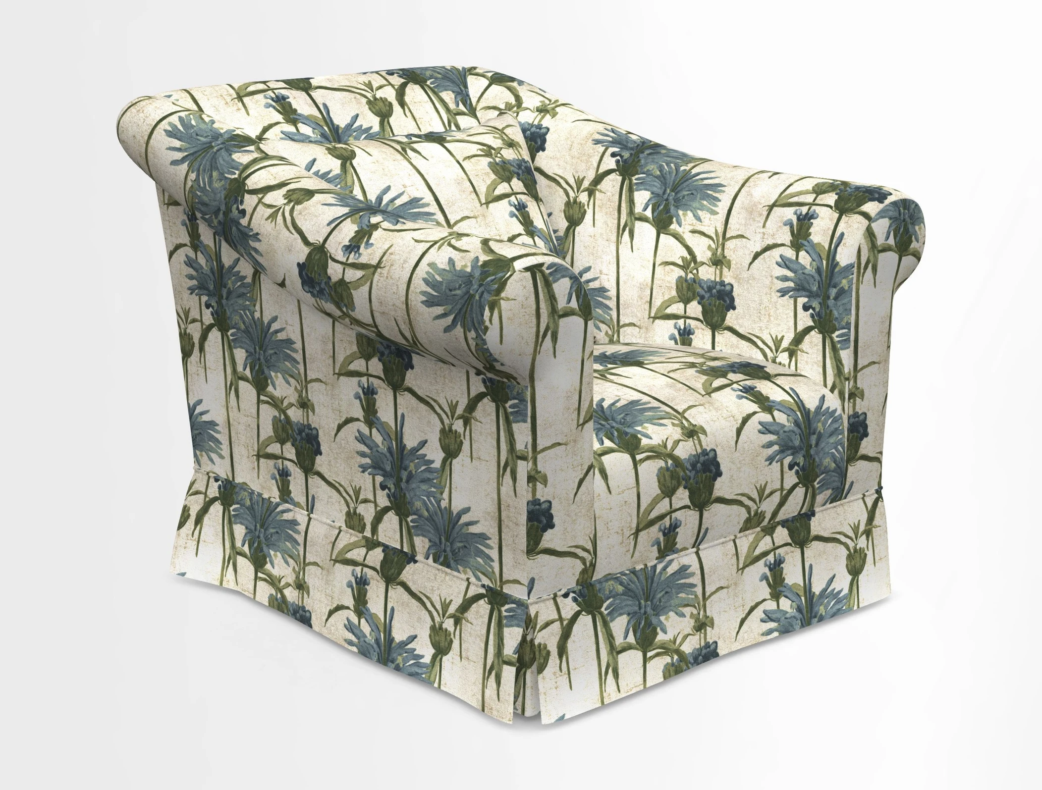 Turnberry Chair in Two Tone Plain Biscuit 
