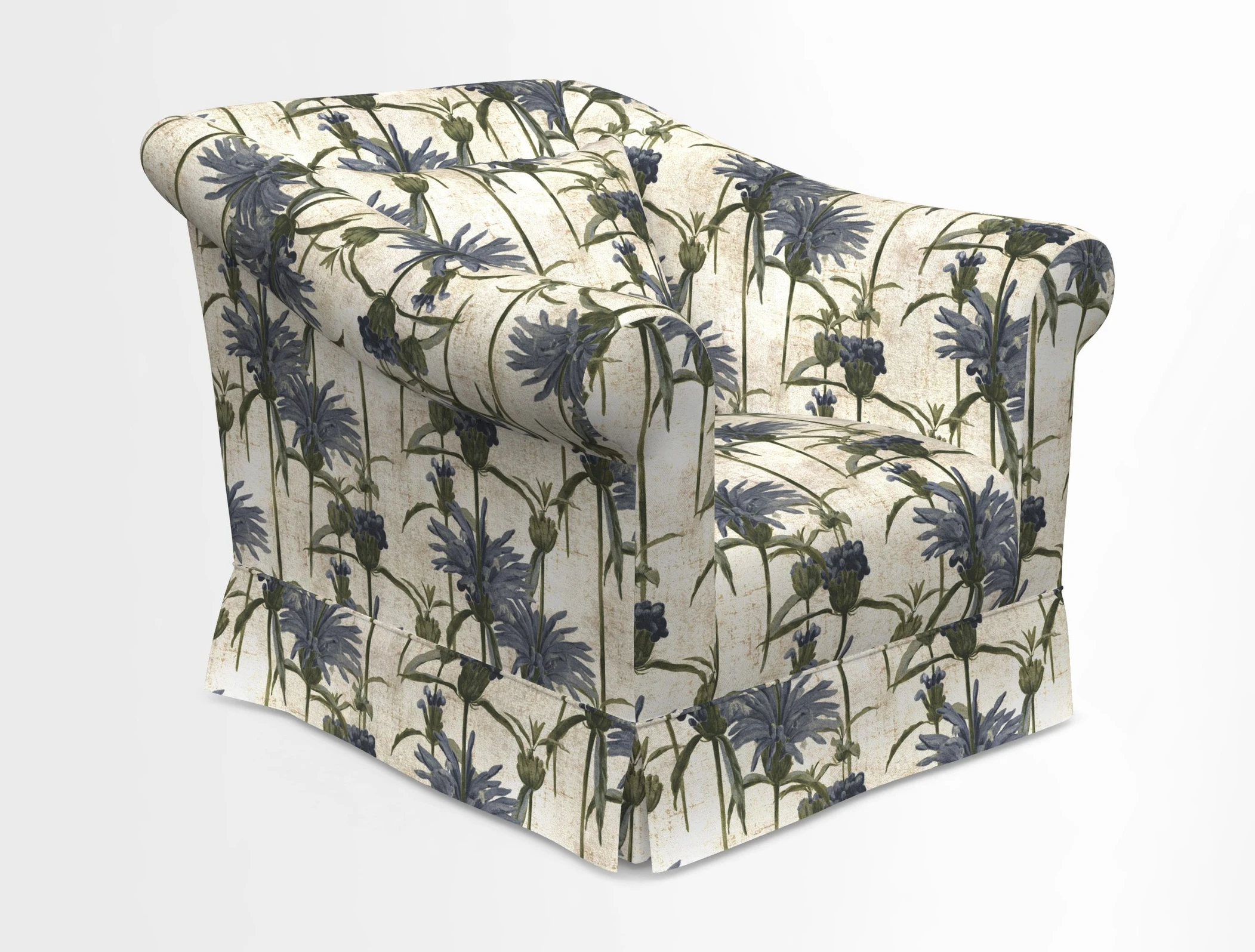 Turnberry Chair in Two Tone Plain Biscuit 