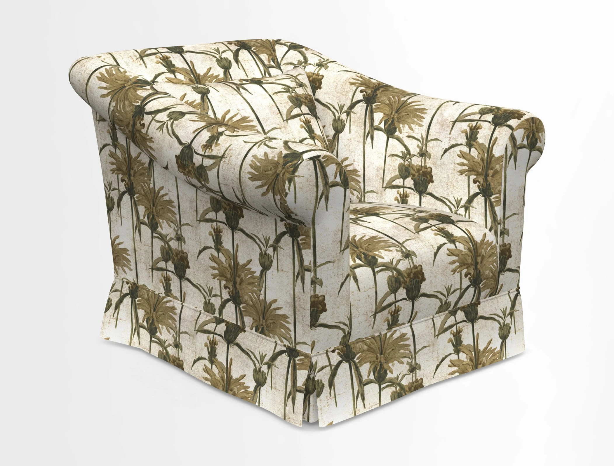 Turnberry Chair in Two Tone Plain Biscuit 