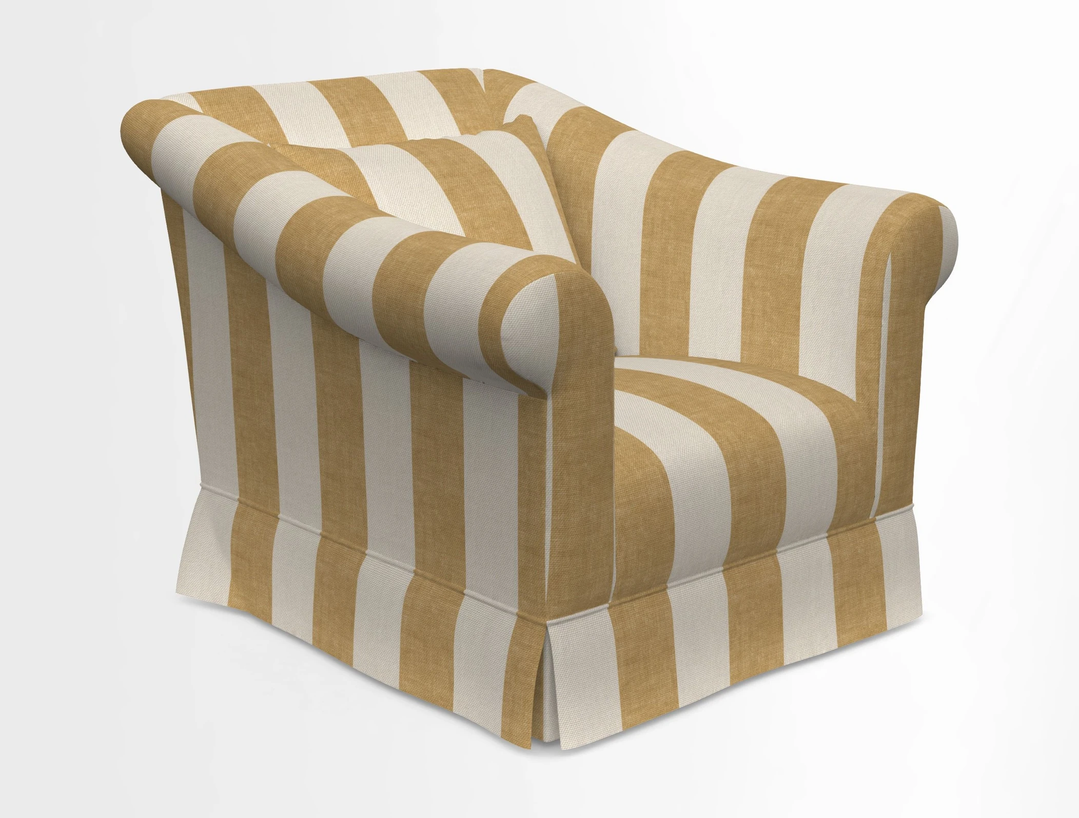 Turnberry Chair in Two Tone Plain Biscuit 
