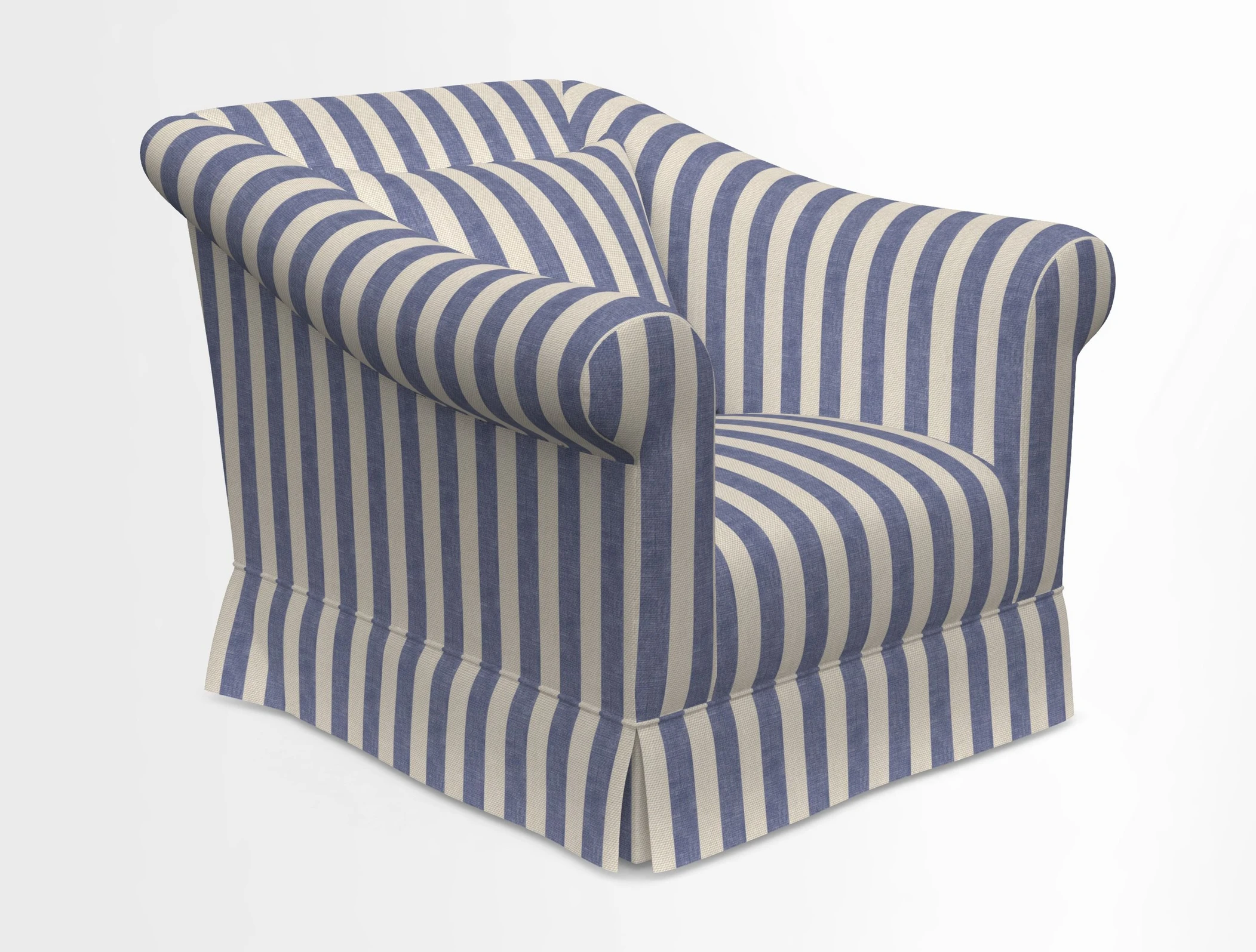 Turnberry Chair in Two Tone Plain Biscuit 