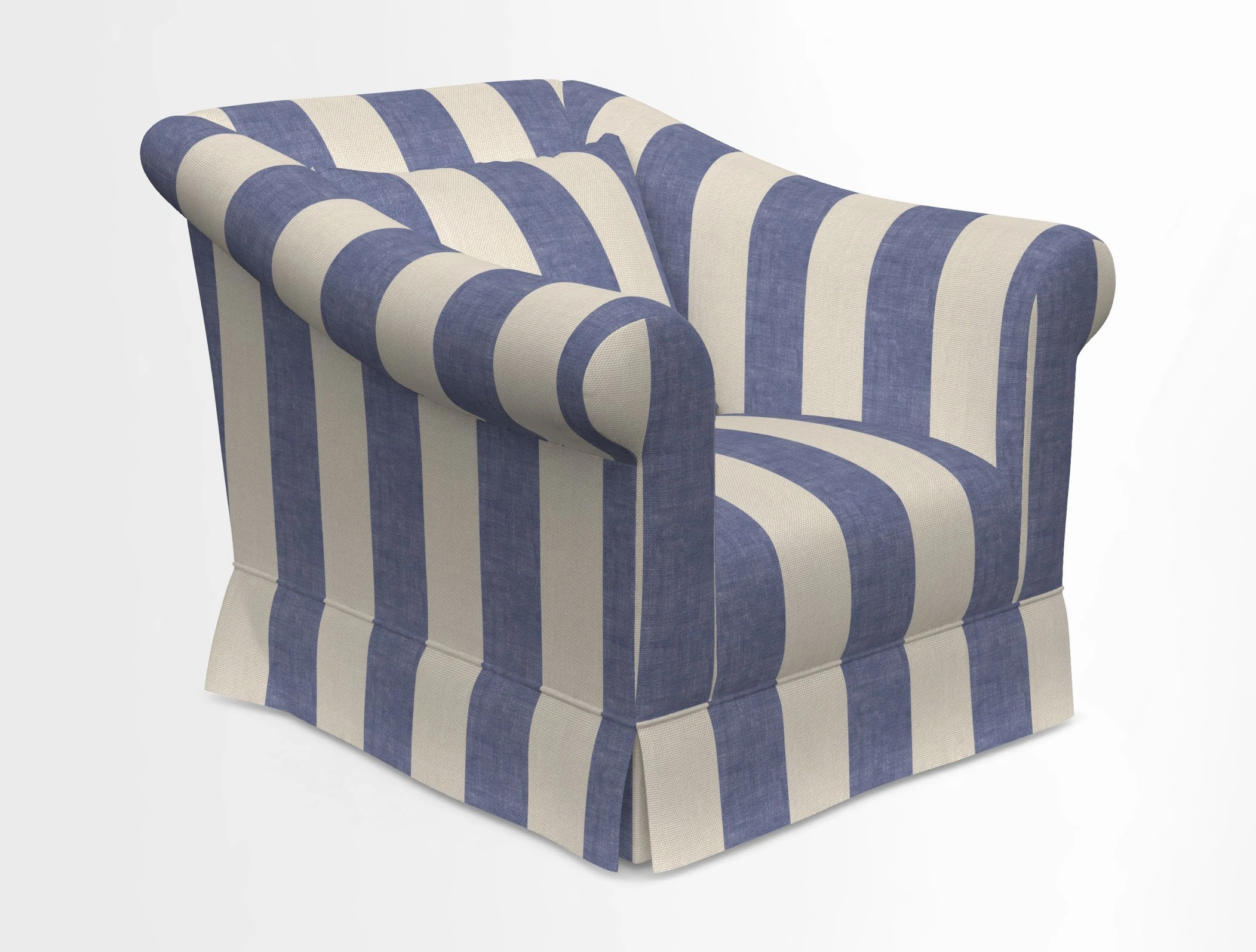 Turnberry Chair in Two Tone Plain Biscuit 
