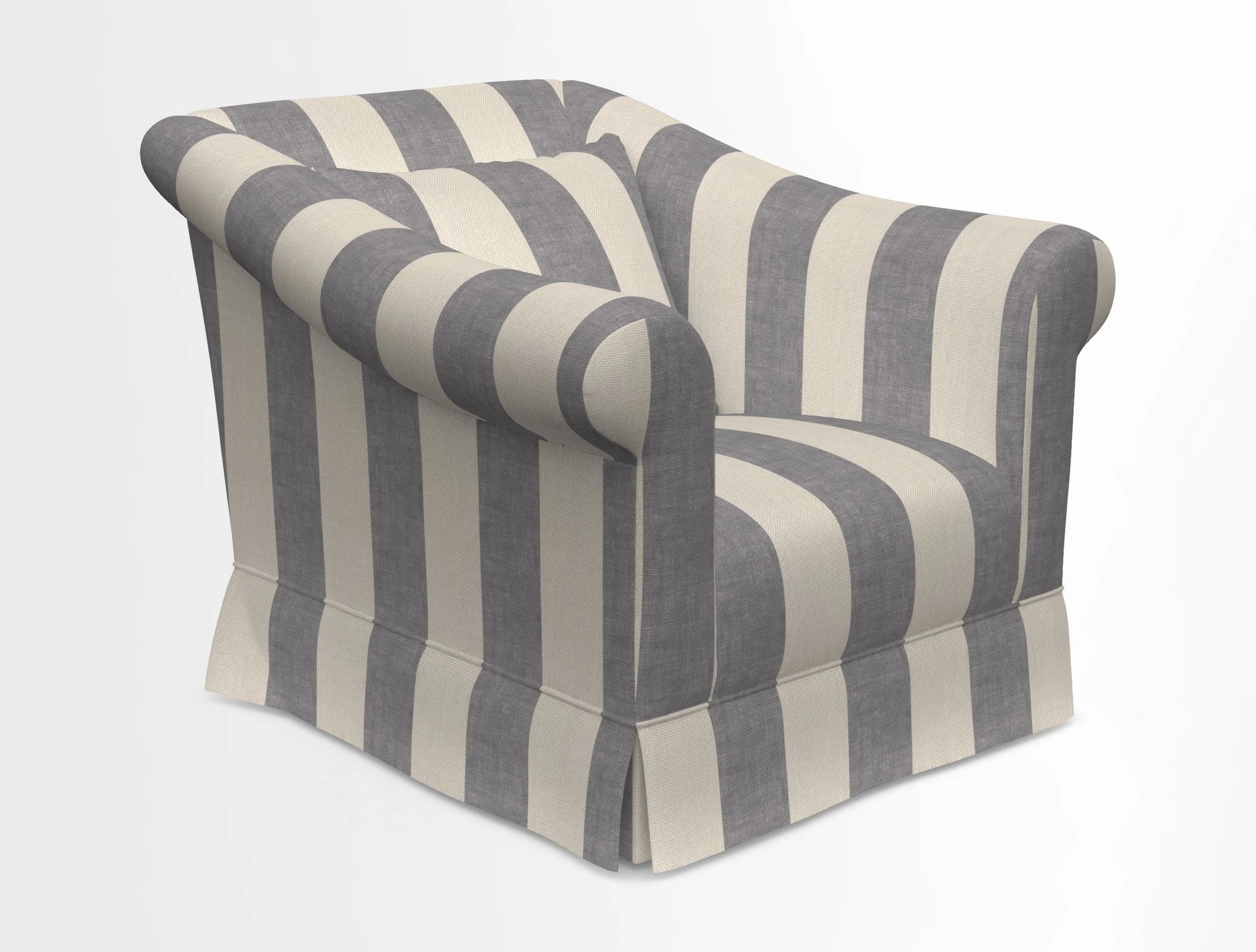 Turnberry Chair in Two Tone Plain Biscuit 
