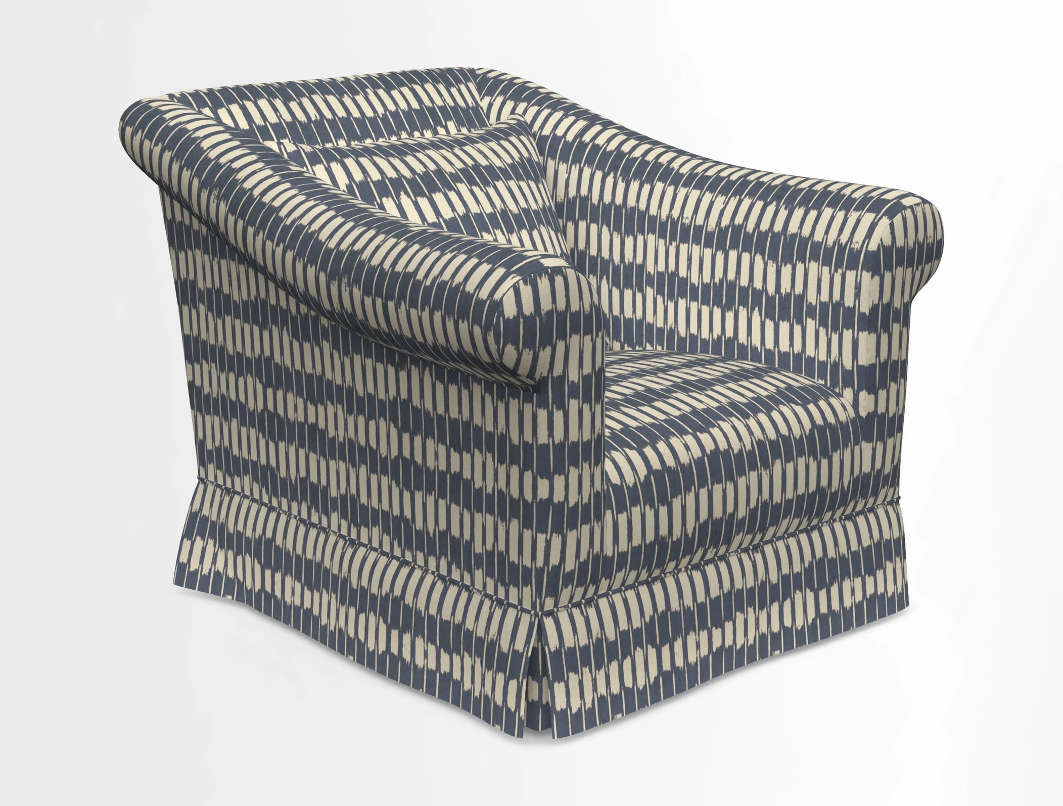 Turnberry Chair in Two Tone Plain Biscuit 