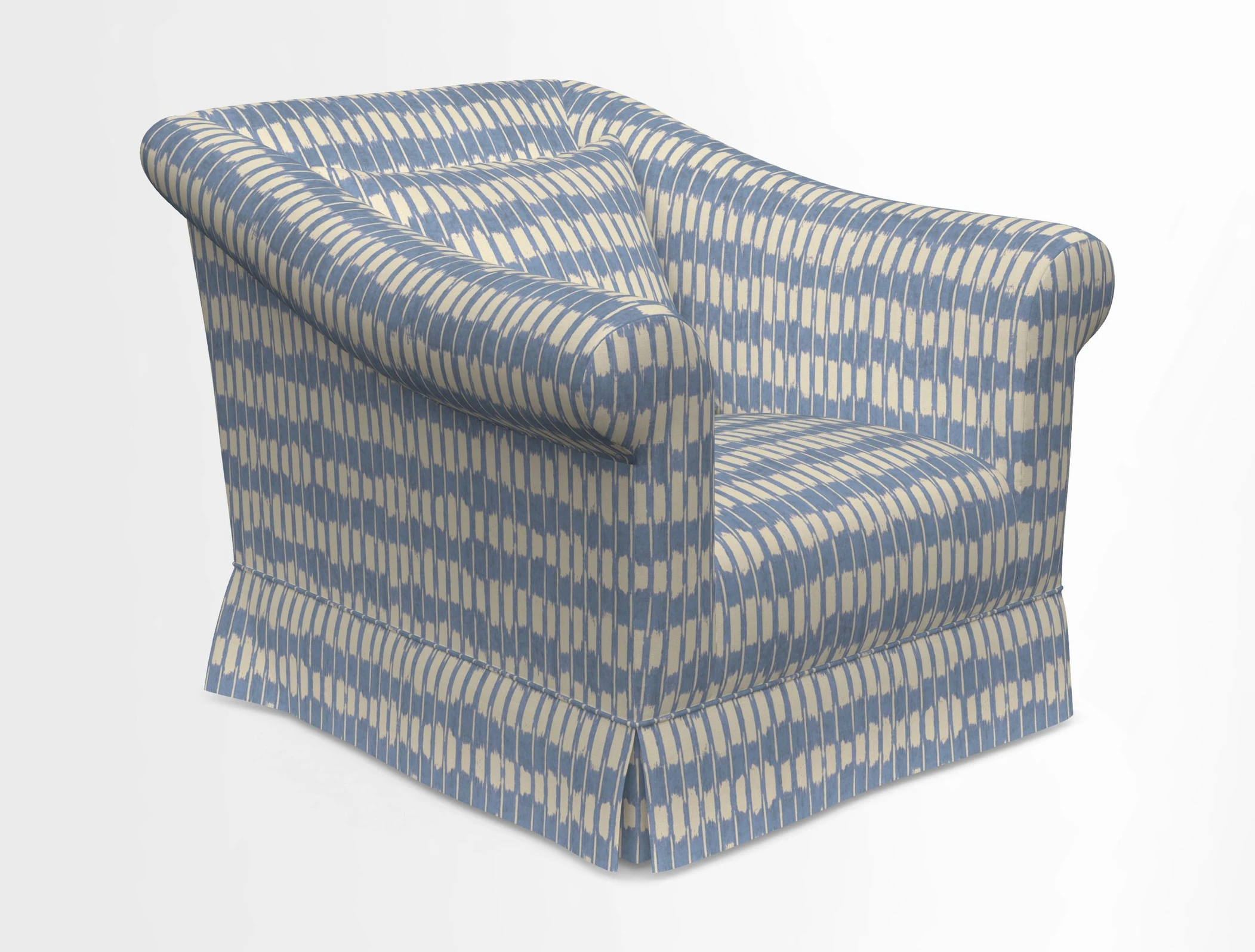 Turnberry Chair in Two Tone Plain Biscuit 