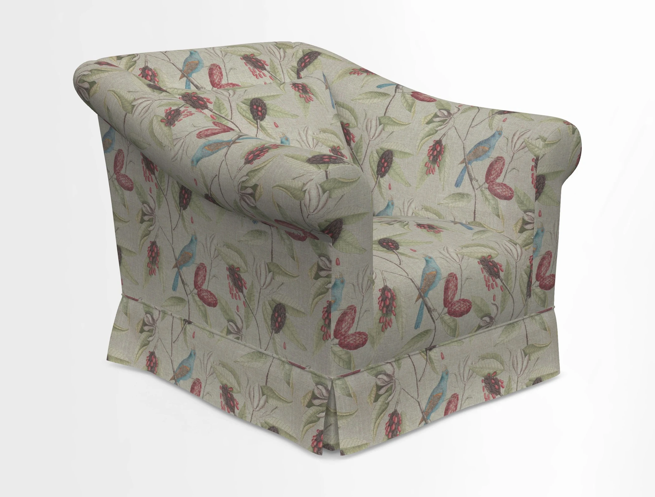 Turnberry Chair in Two Tone Plain Biscuit 