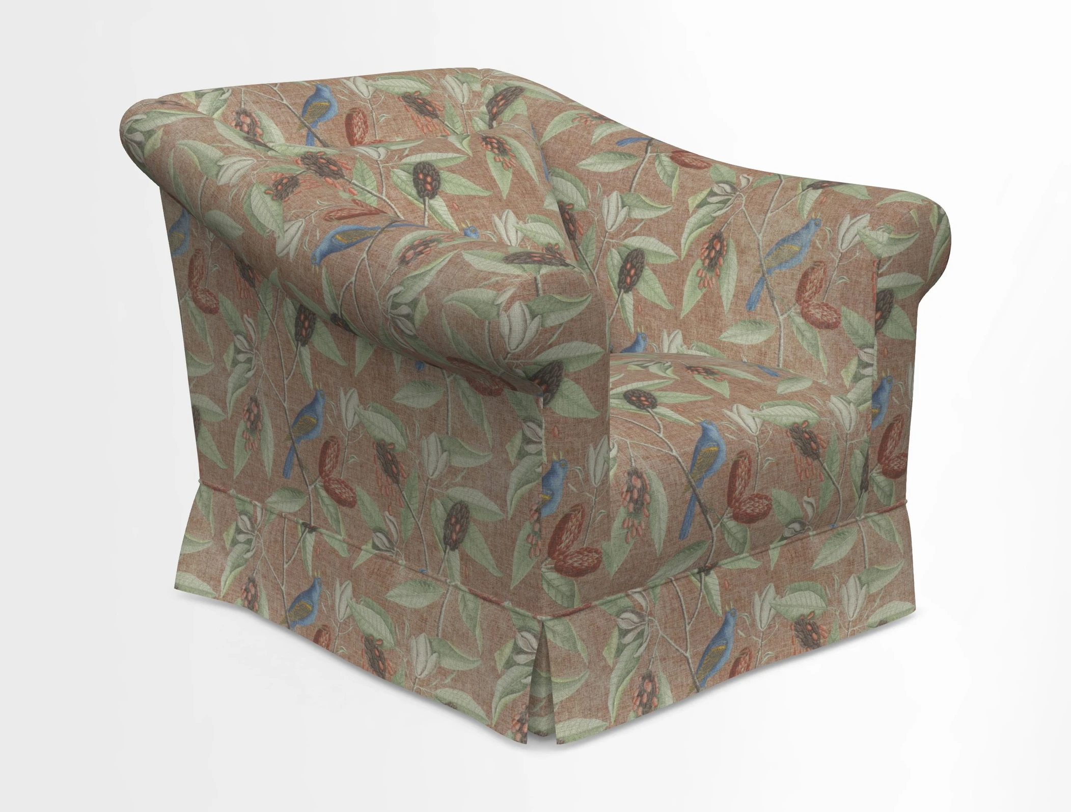 Turnberry Chair in Two Tone Plain Biscuit 