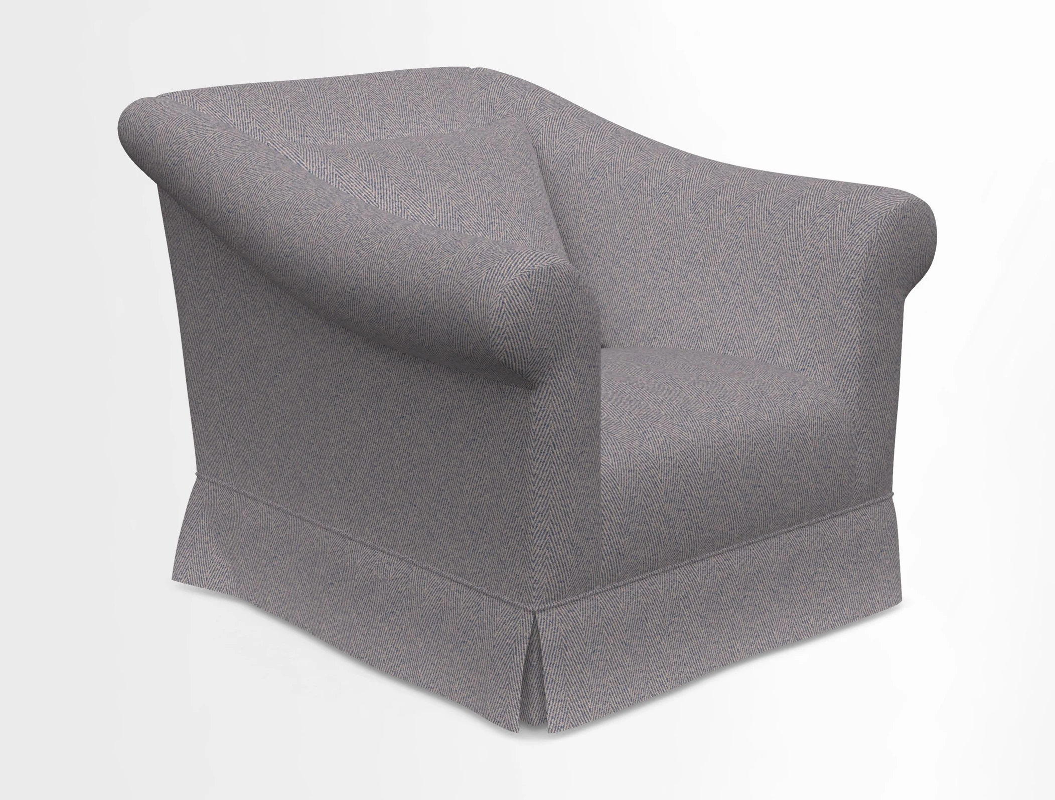 Turnberry Chair in Two Tone Plain Biscuit 