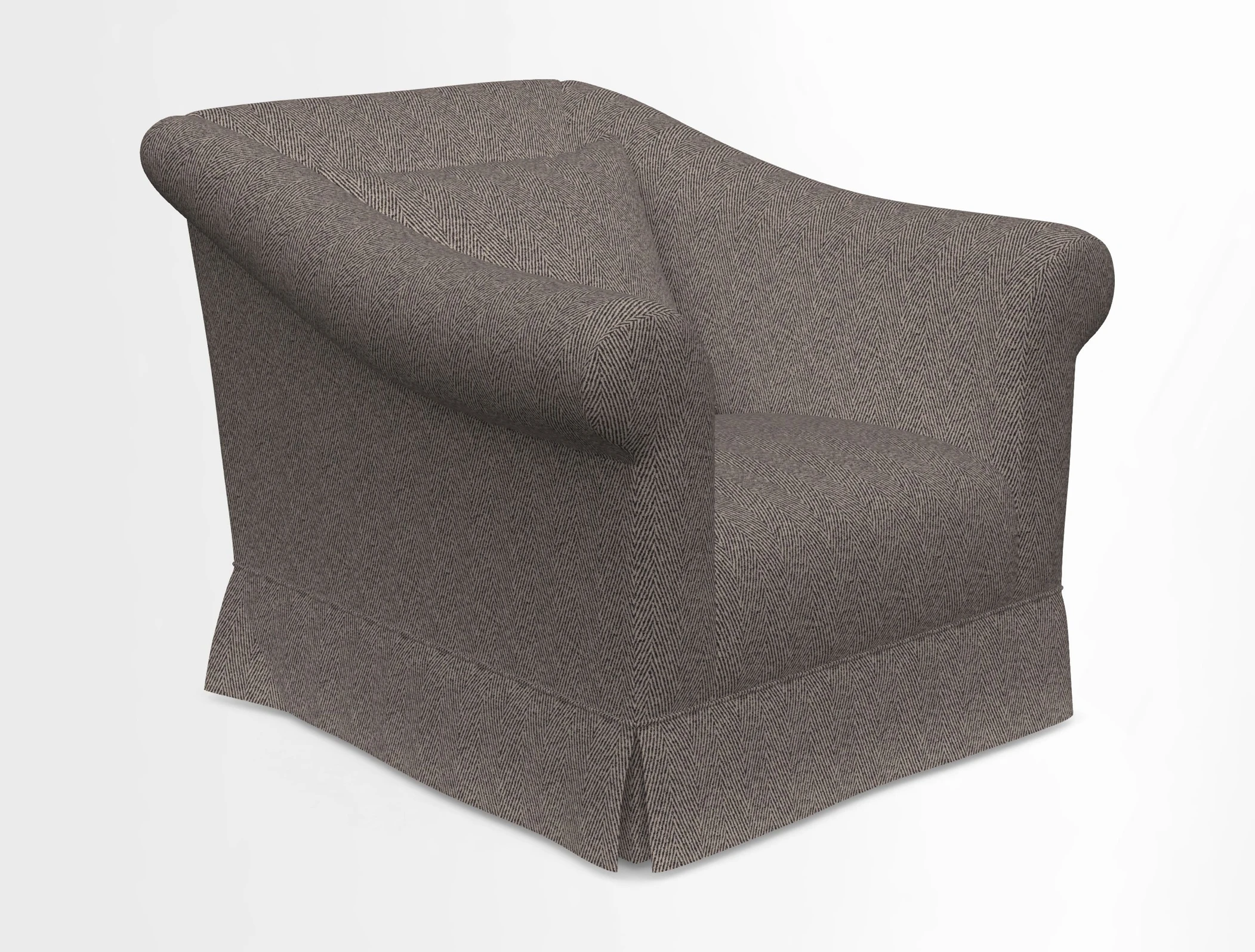 Turnberry Chair in Two Tone Plain Biscuit 