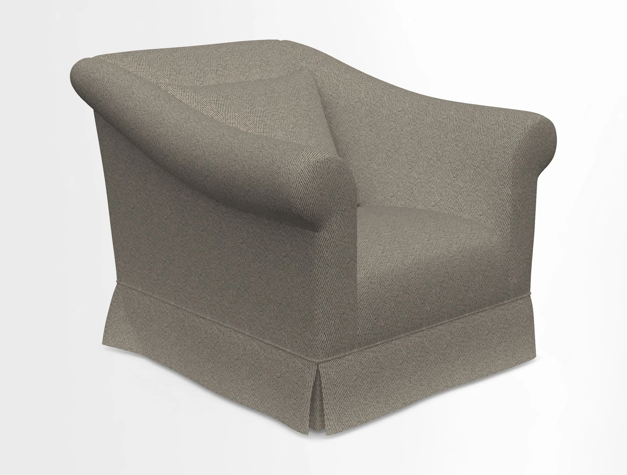 Turnberry Chair in Two Tone Plain Biscuit 
