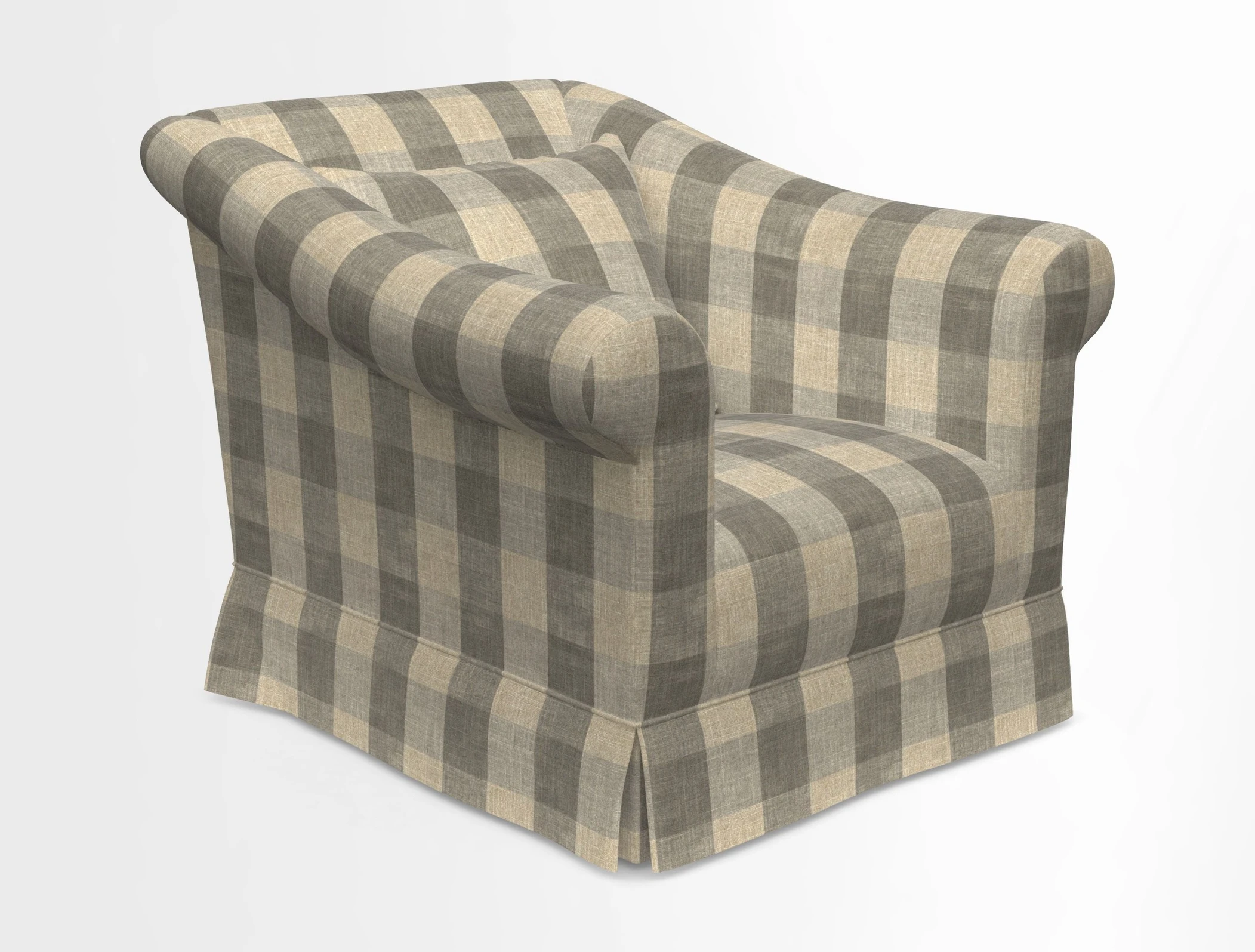 Turnberry Chair in Two Tone Plain Biscuit 