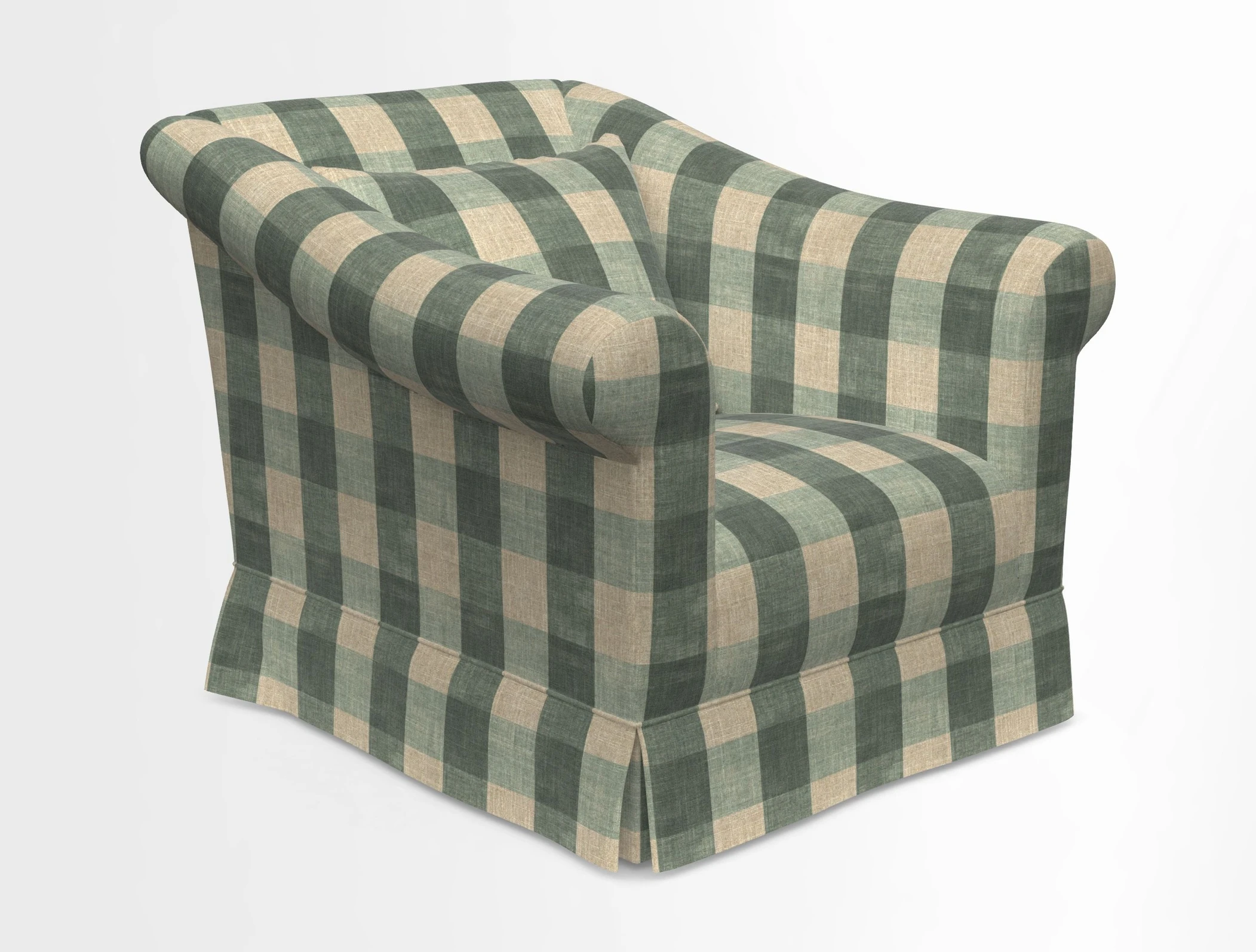 Turnberry Chair in Two Tone Plain Biscuit 