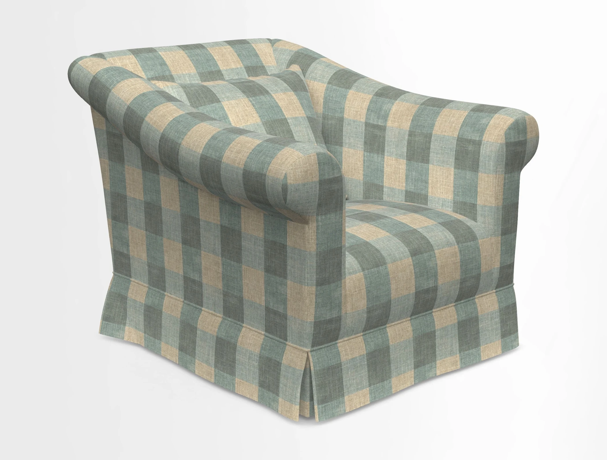 Turnberry Chair in Two Tone Plain Biscuit 