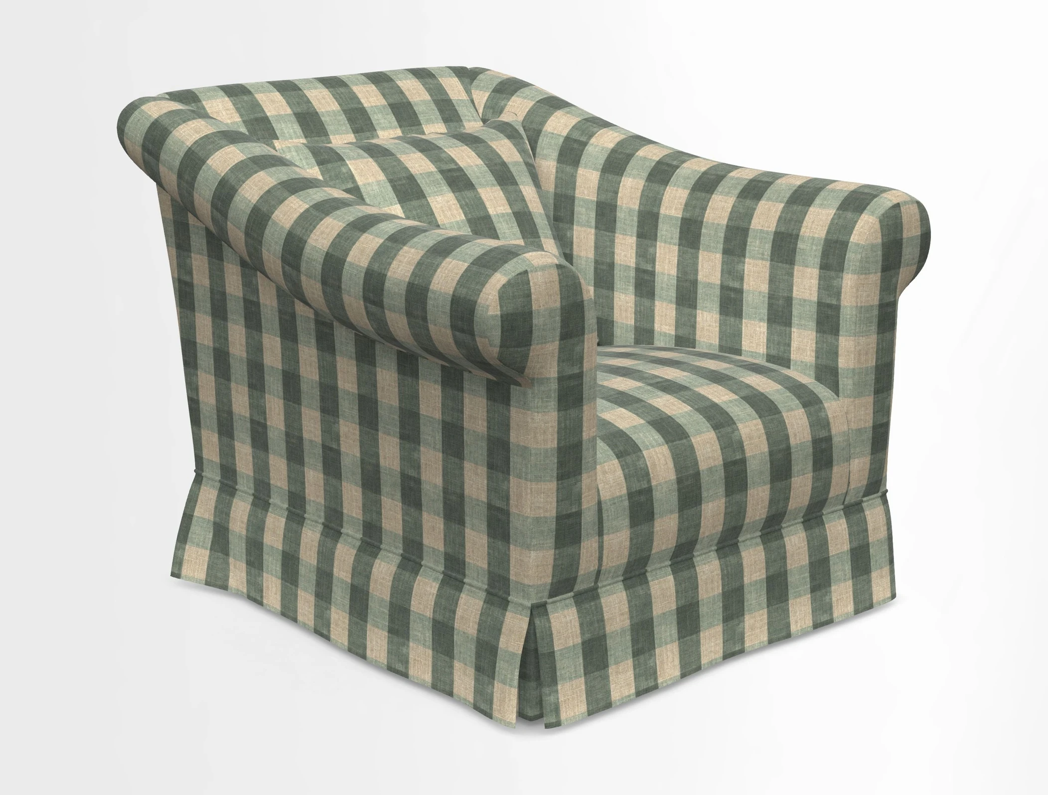 Turnberry Chair in Two Tone Plain Biscuit 