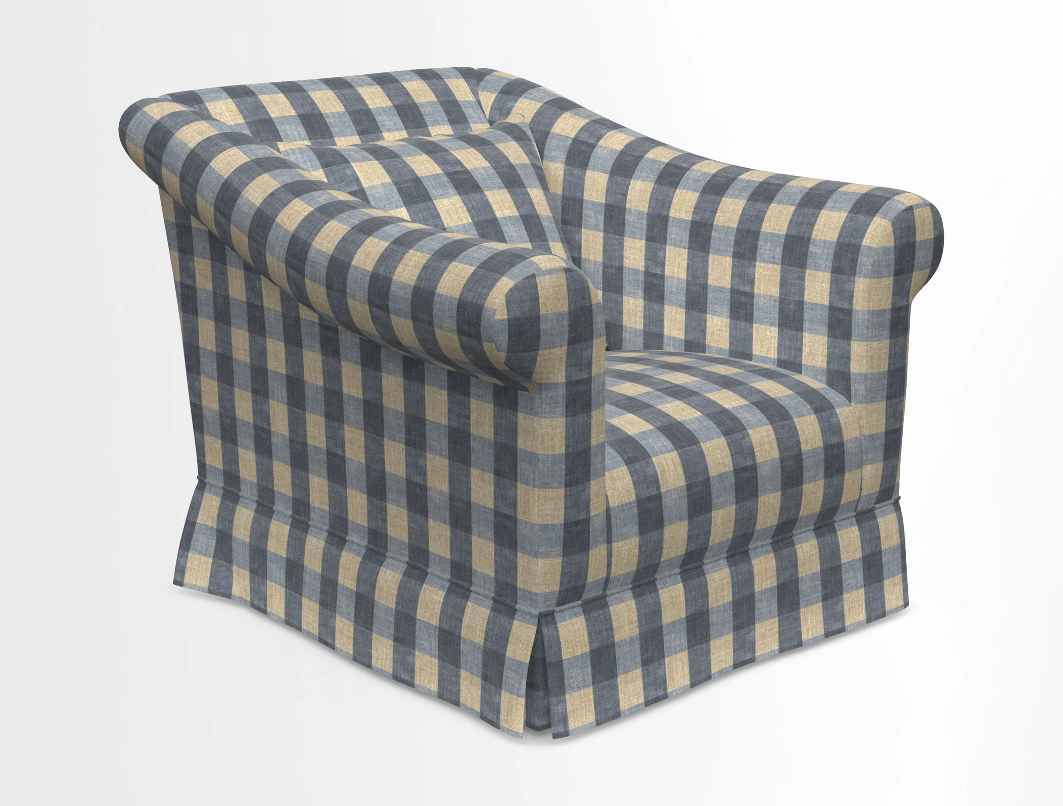 Turnberry Chair in Two Tone Plain Biscuit 