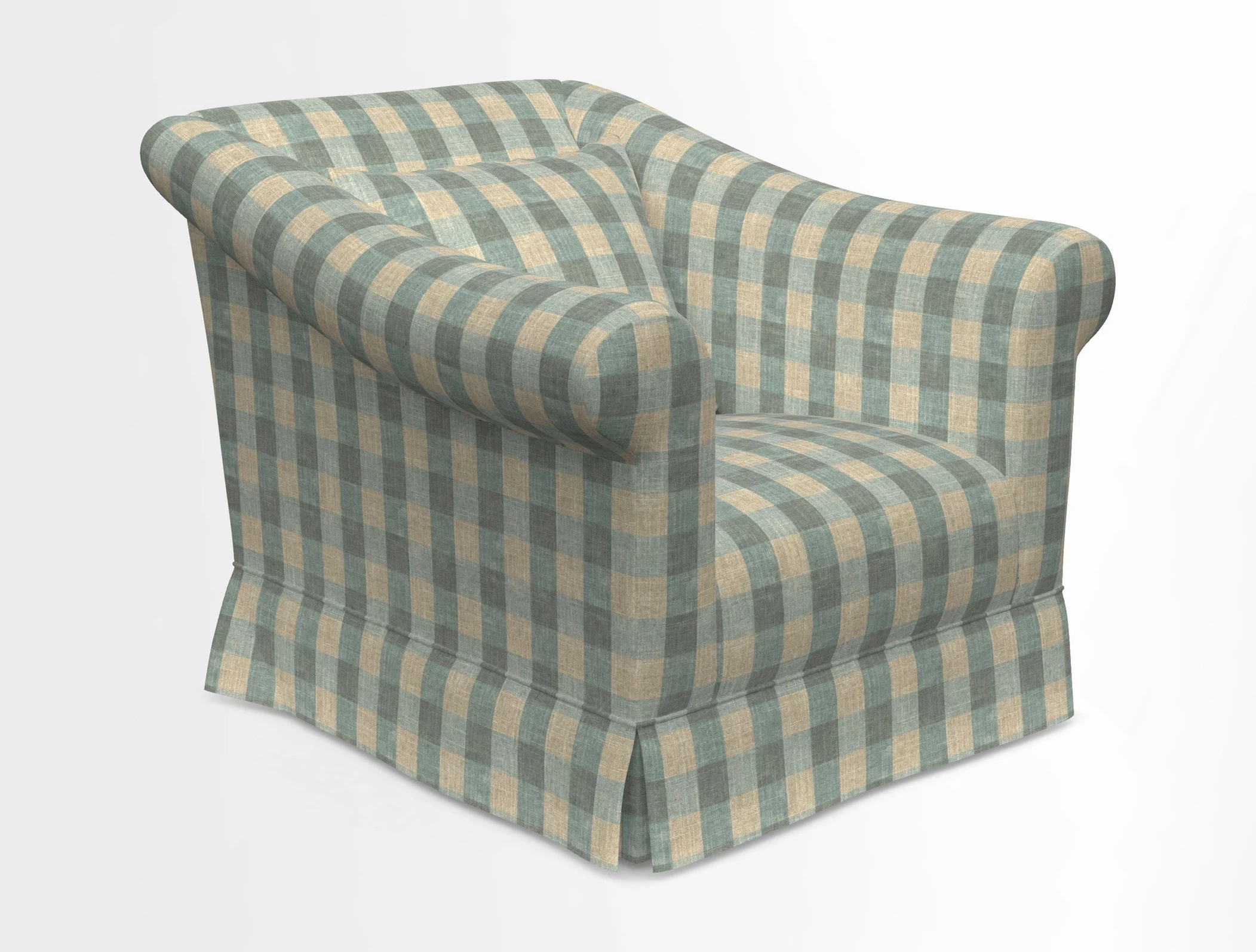 Turnberry Chair in Two Tone Plain Biscuit 