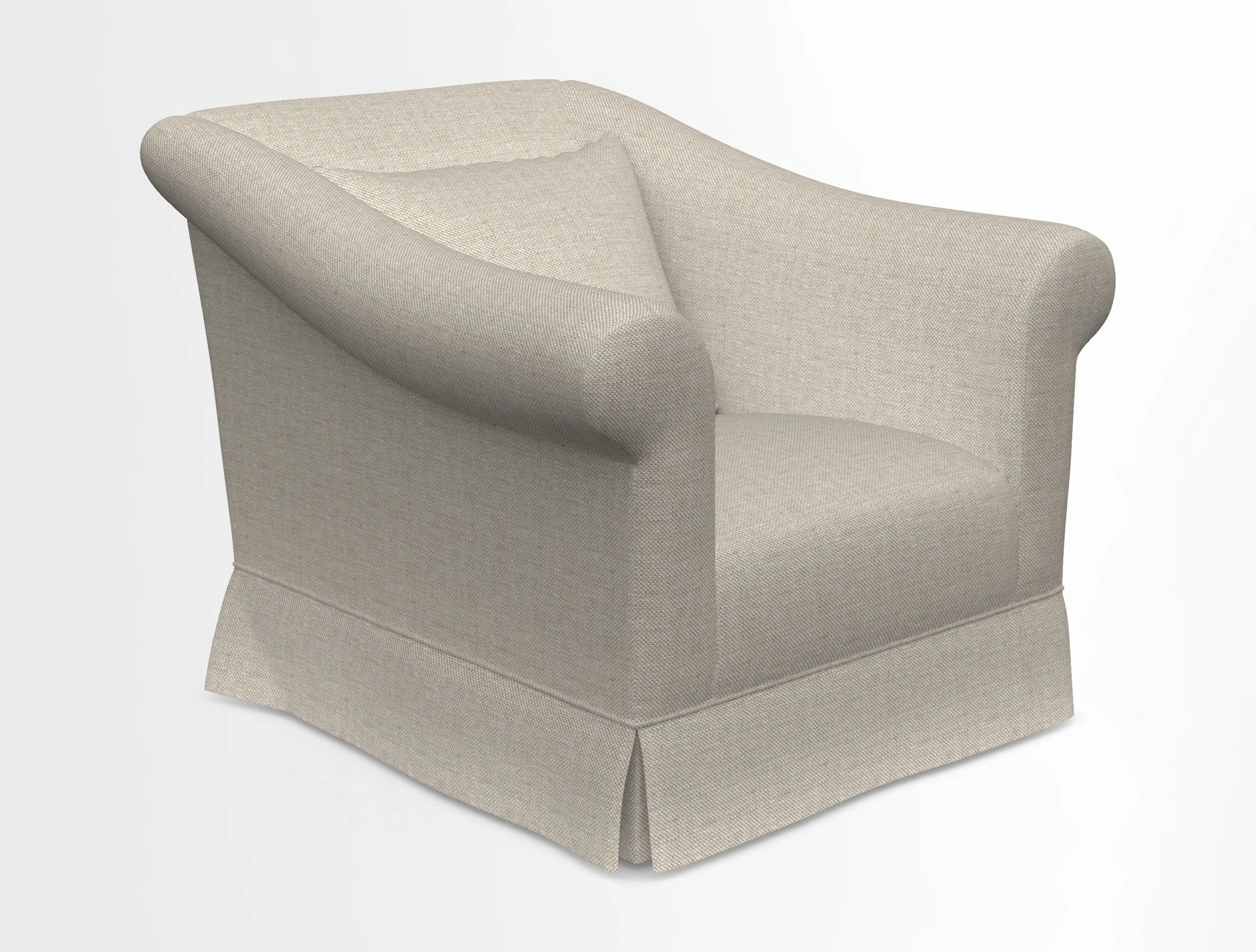Turnberry Chair in Two Tone Plain Biscuit 
