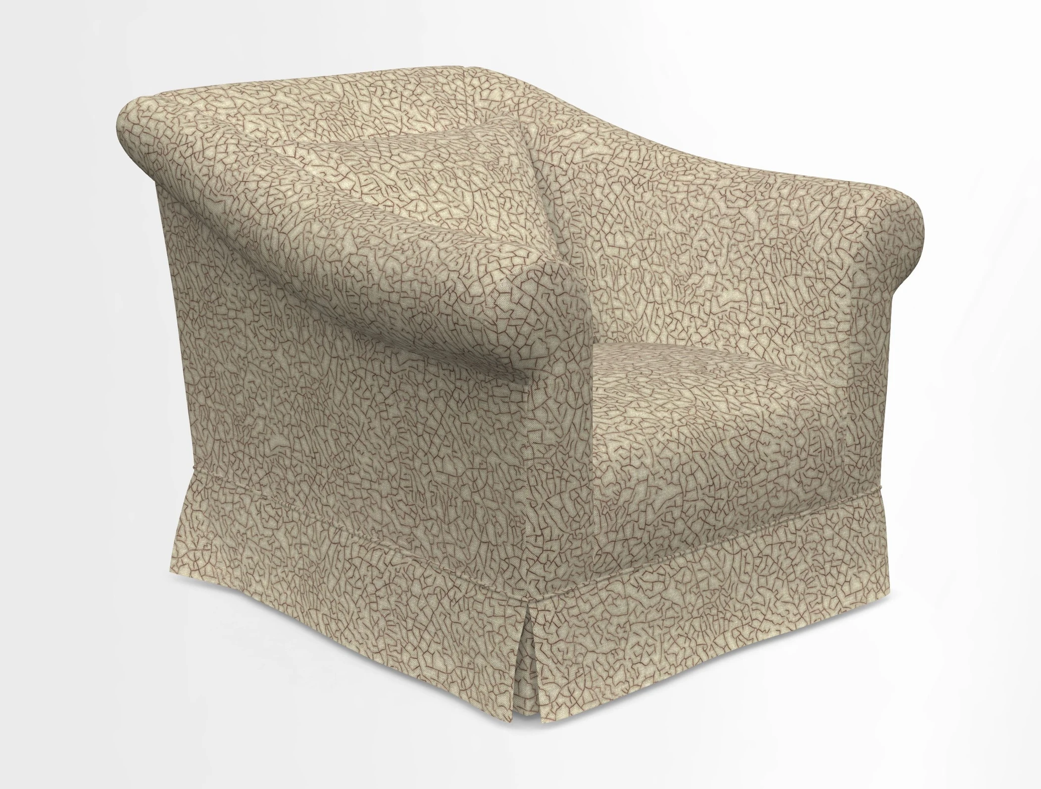 Turnberry Chair in Two Tone Plain Biscuit 