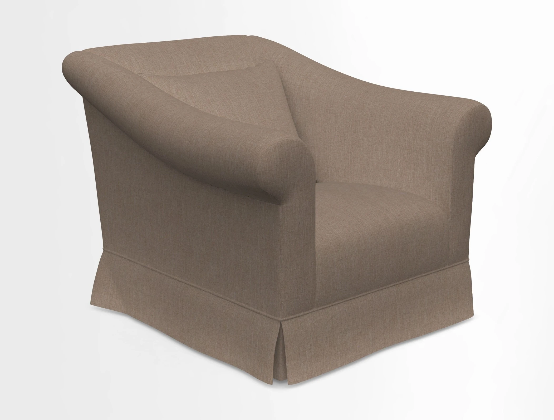 Turnberry Chair in Two Tone Plain Biscuit 