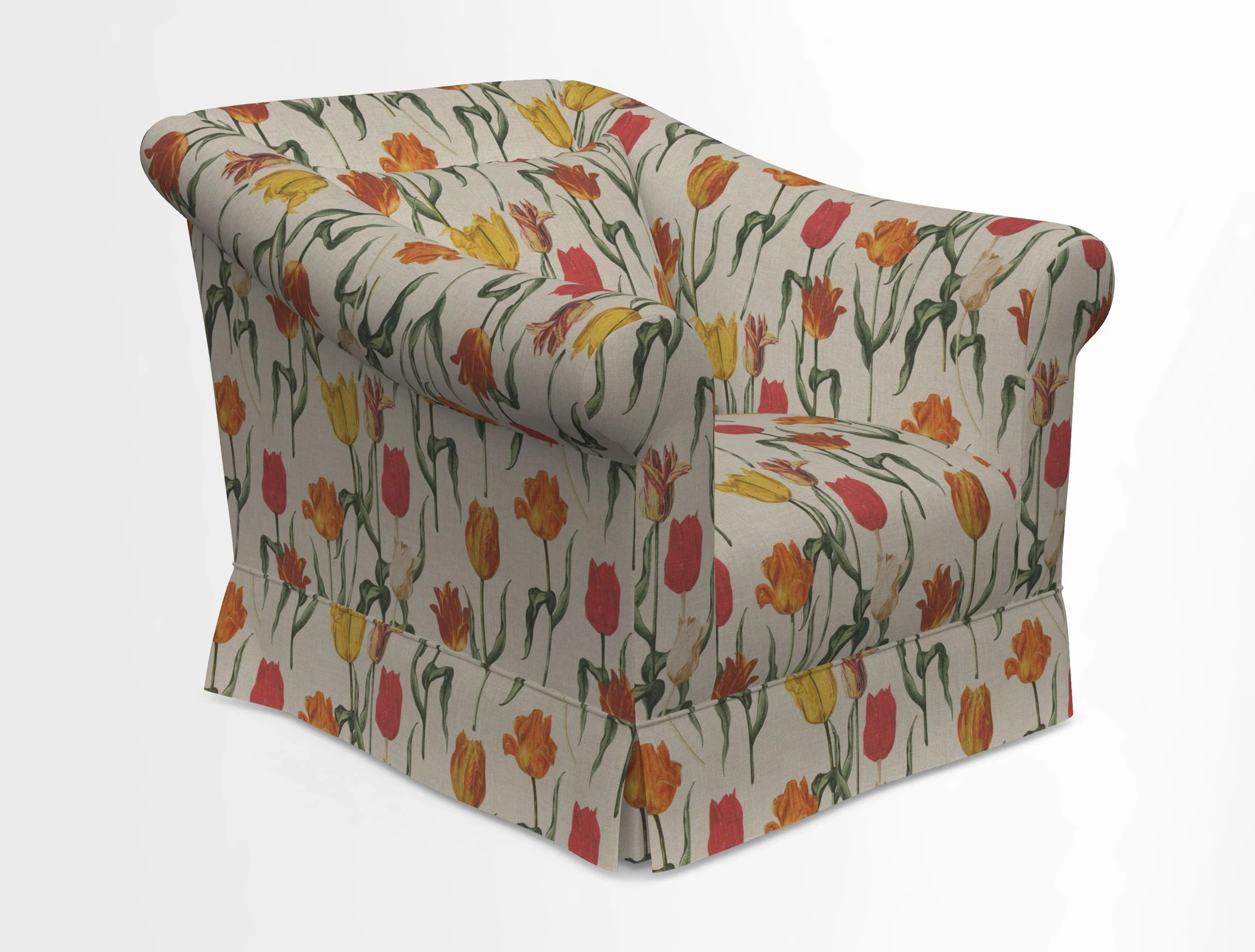 Turnberry Chair in Two Tone Plain Biscuit 