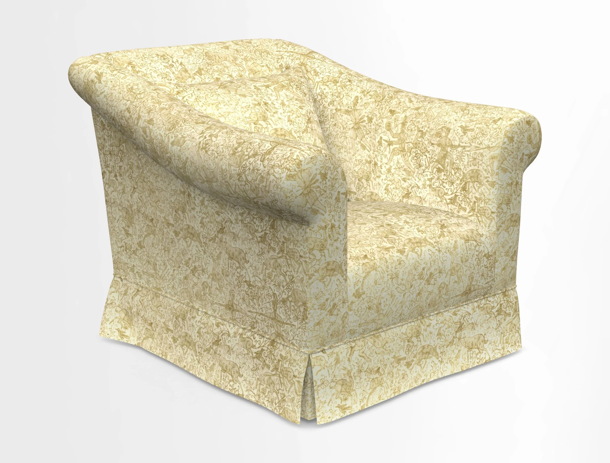 Turnberry Chair in Two Tone Plain Biscuit 