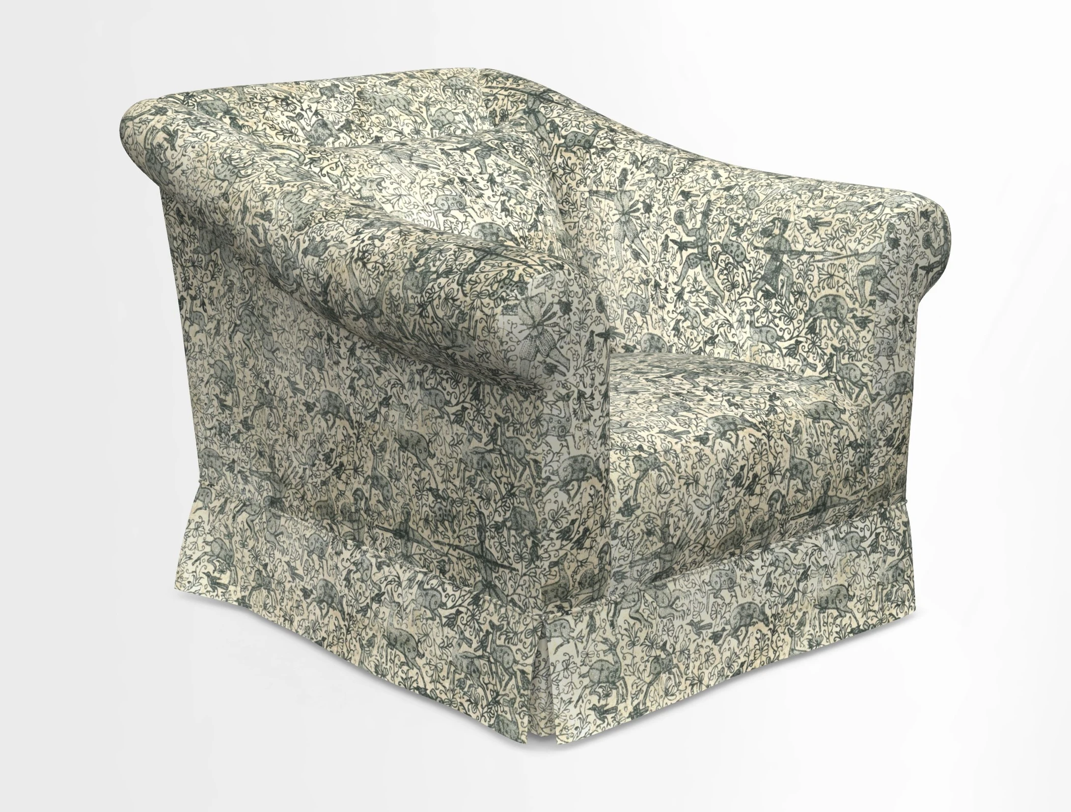 Turnberry Chair in Two Tone Plain Biscuit 