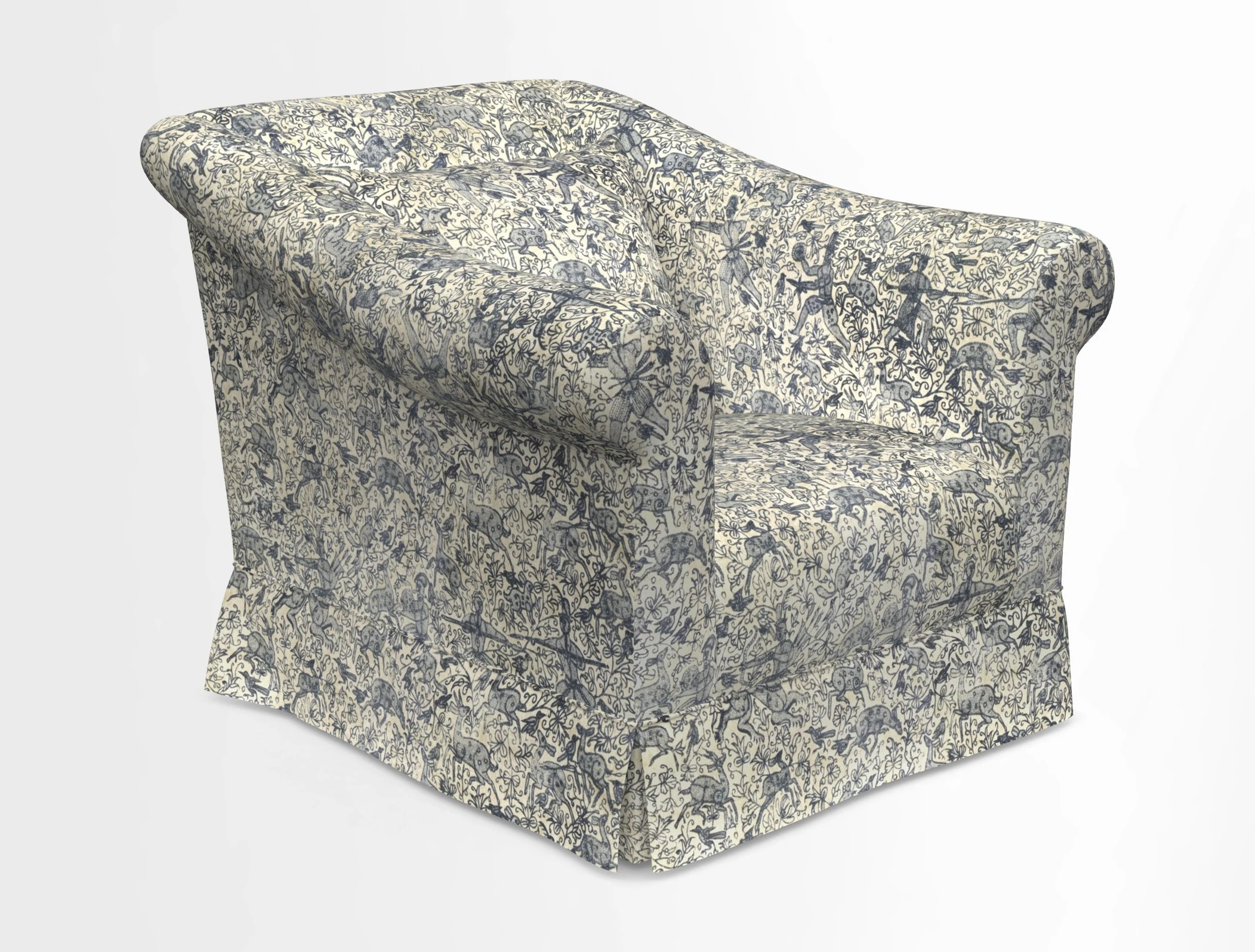 Turnberry Chair in Two Tone Plain Biscuit 