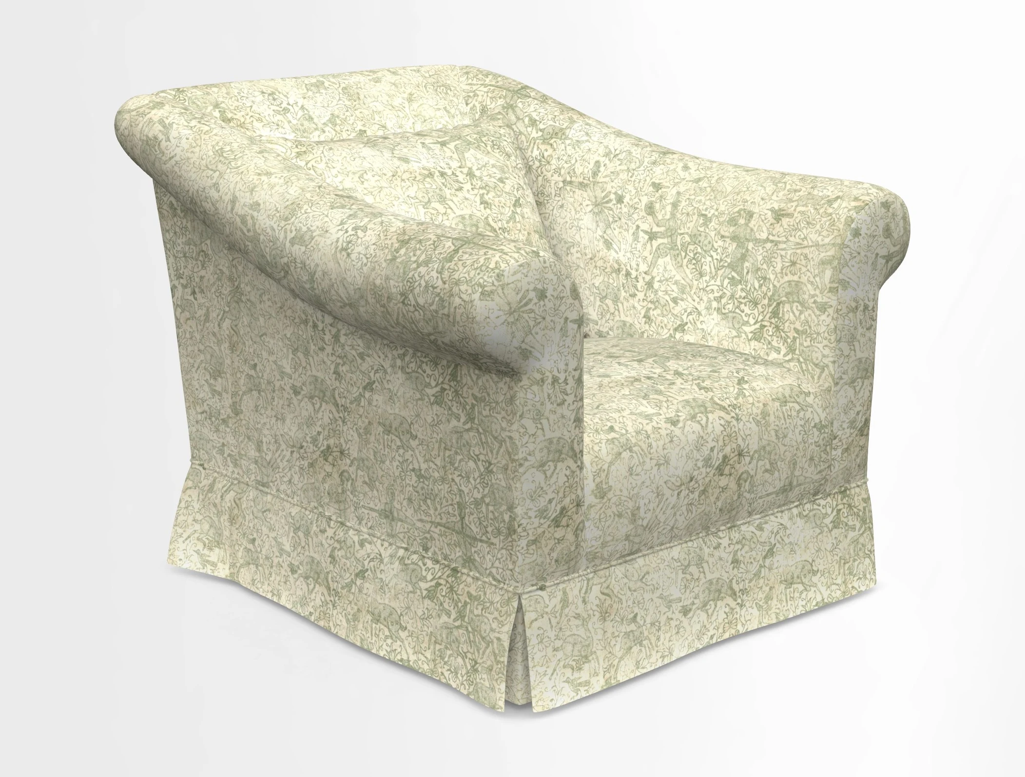 Turnberry Chair in Two Tone Plain Biscuit 