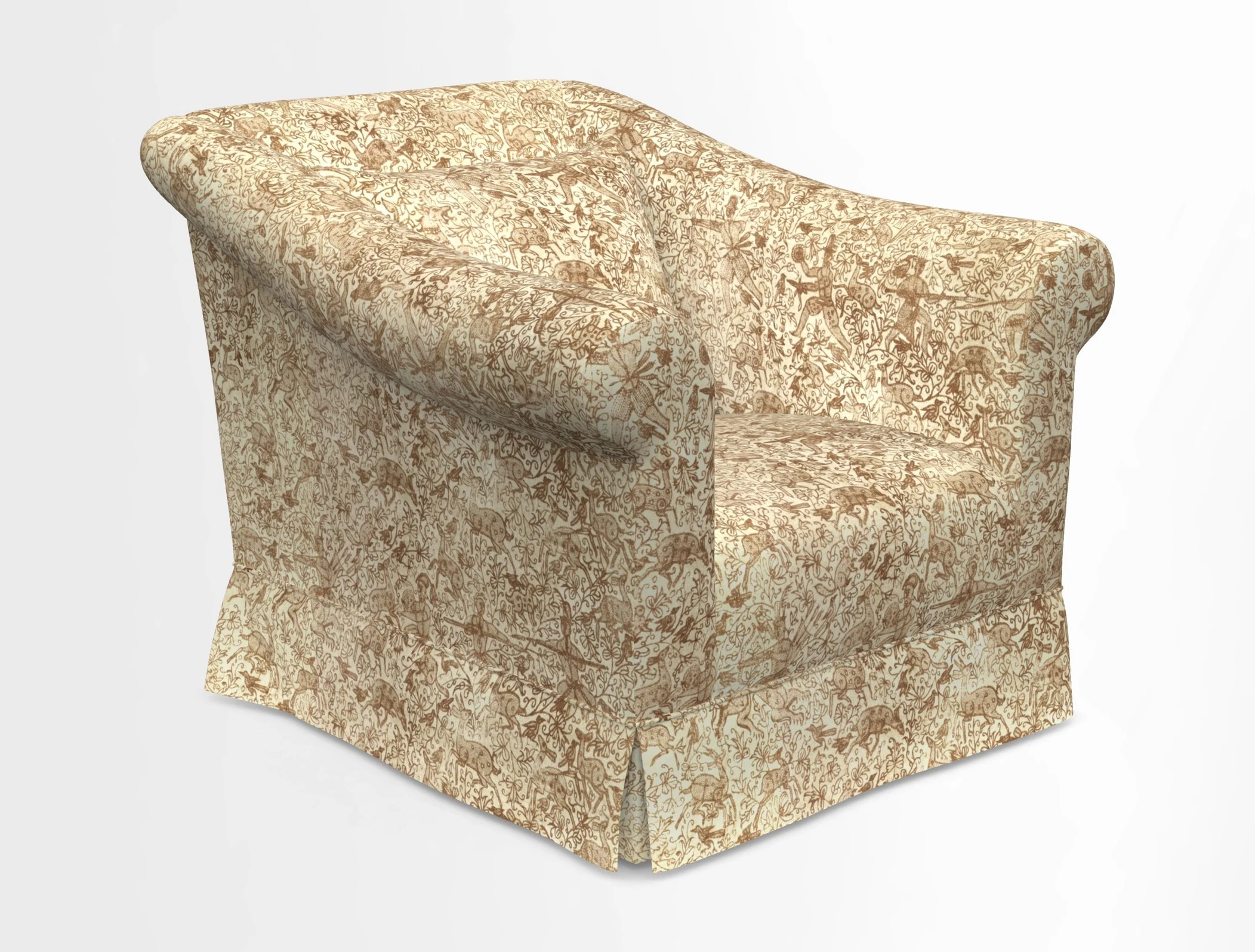 Turnberry Chair in Two Tone Plain Biscuit 