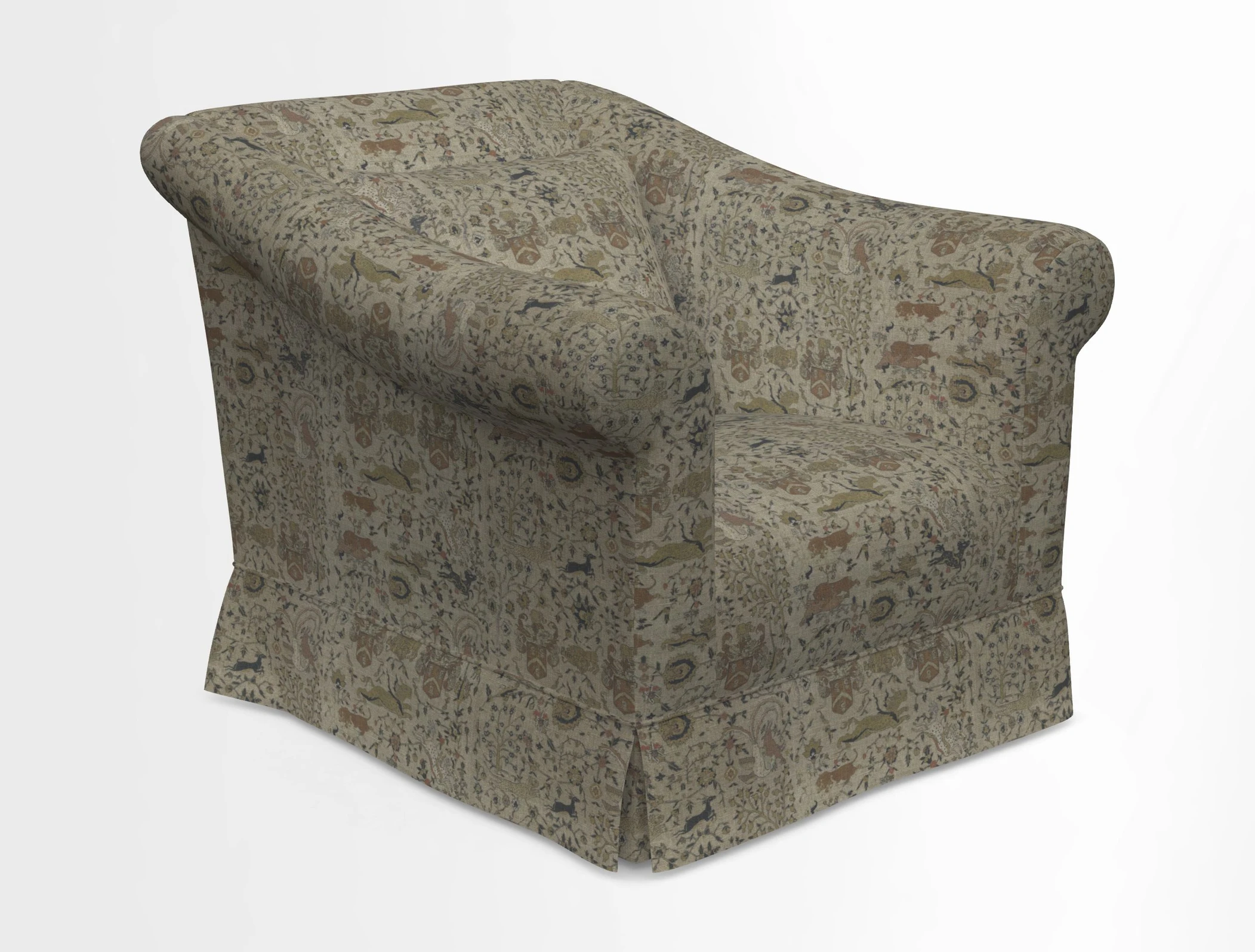 Turnberry Chair in Two Tone Plain Biscuit 